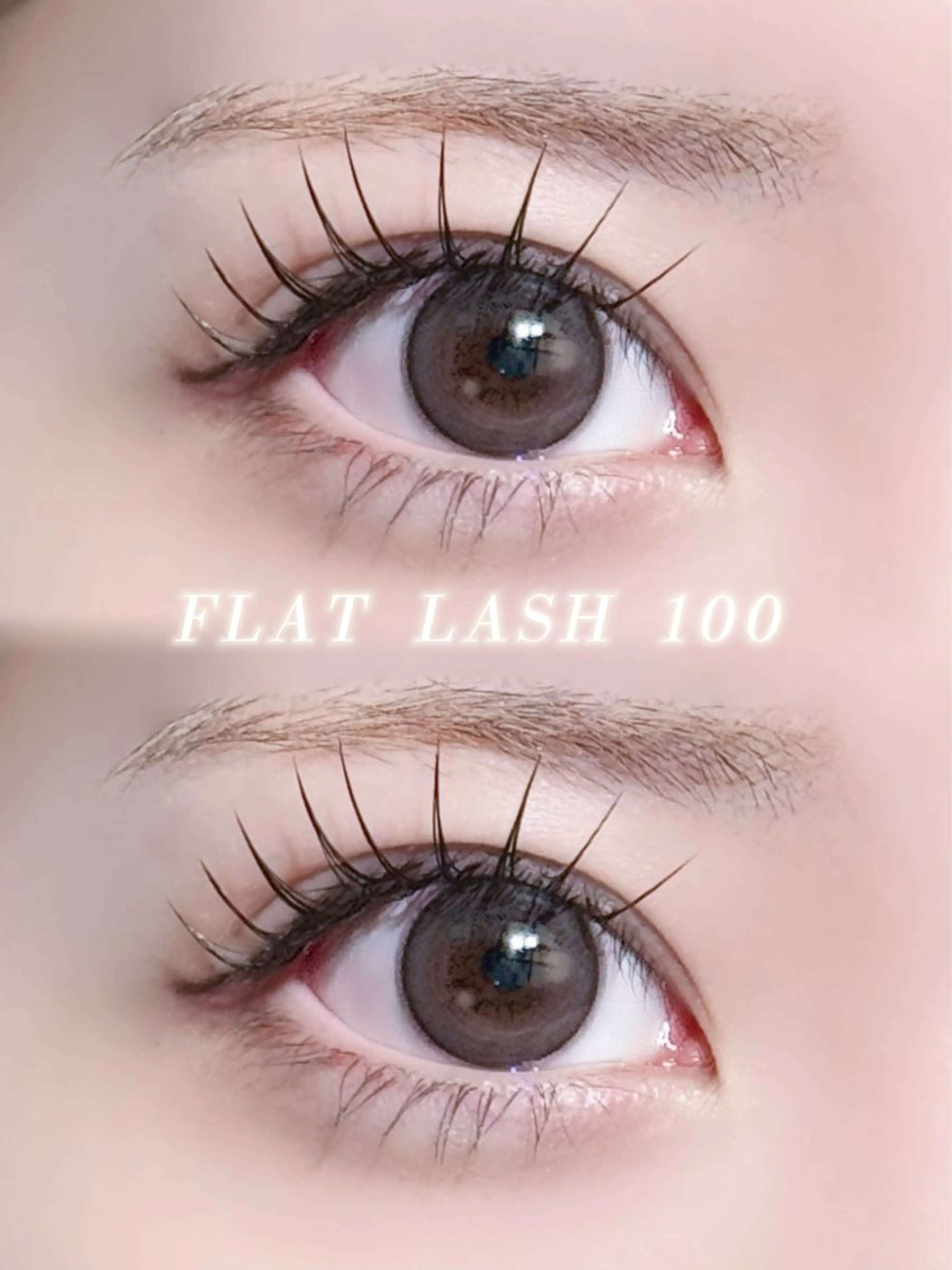 フラットラッシュＬカール120本♡の写真