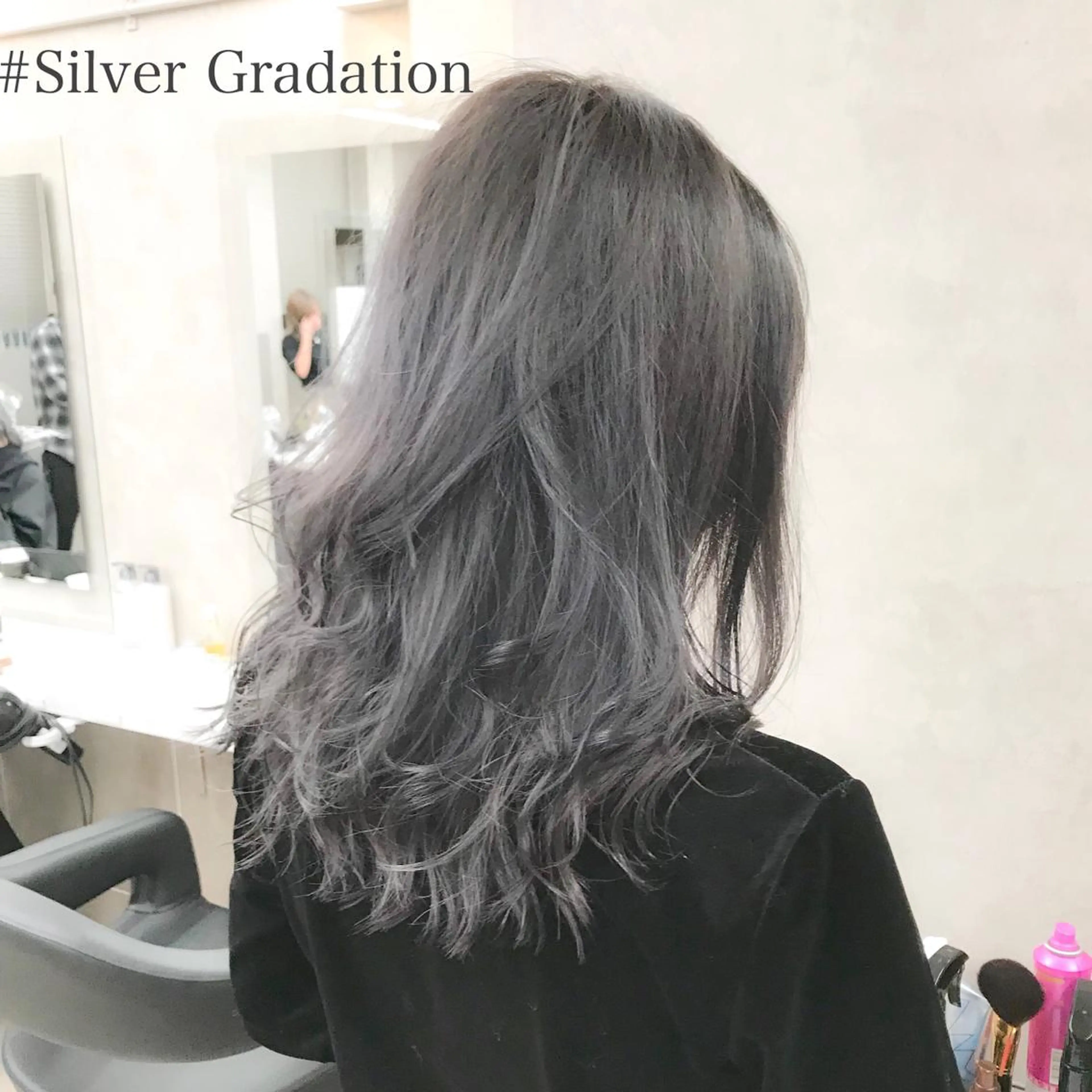 セミロング カラー ヘアアレンジ TONE所属・透明感カラー/ 韓国ヘア/縮毛矯正のヘアスタイル