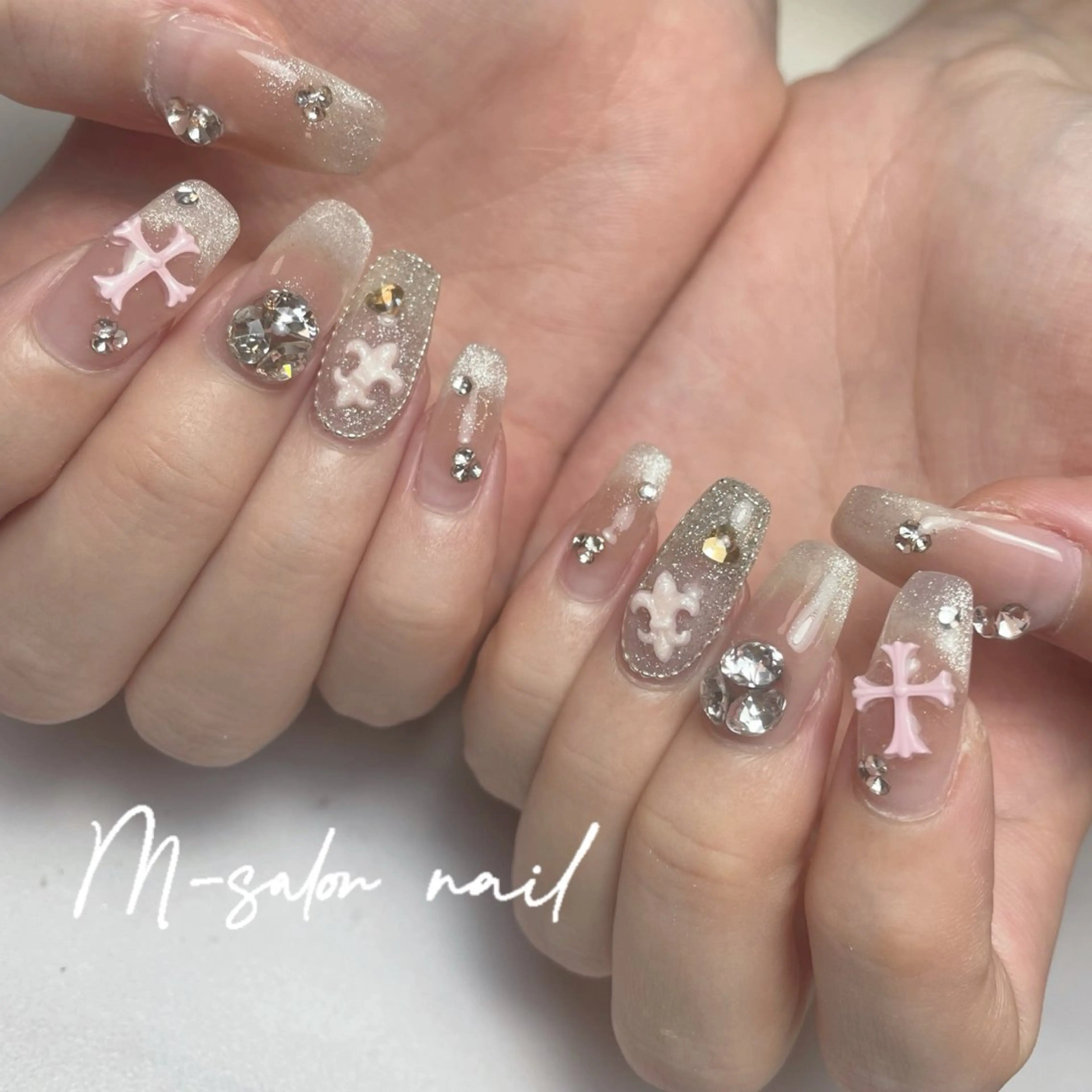 ネイル ハンドネイル 韓国/網紅/パーツ M-salonのネイルデザイン