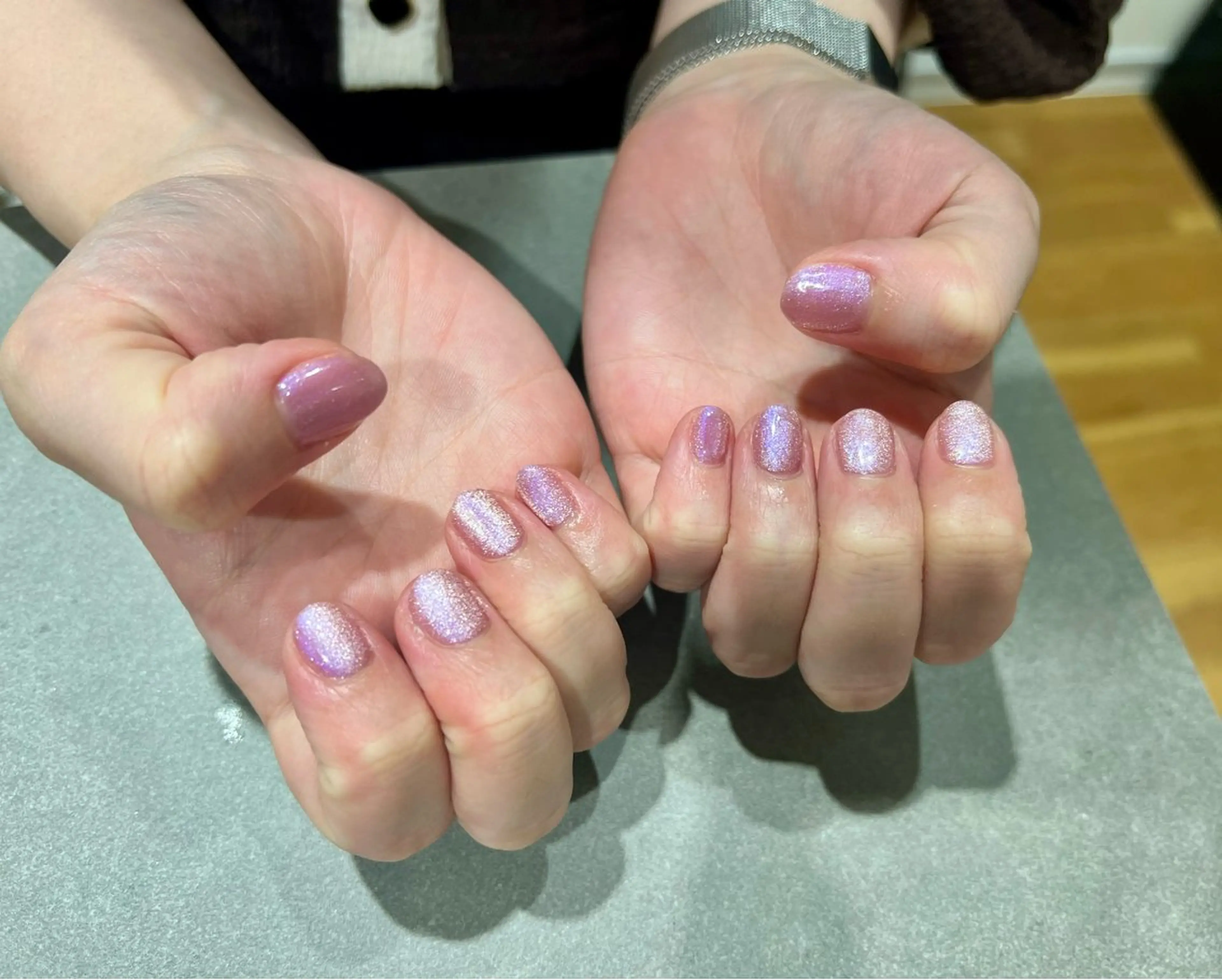 ネイル マグネットネイル ハンドネイル ＆robe銀座 🪽tsuki🪽のネイルデザイン