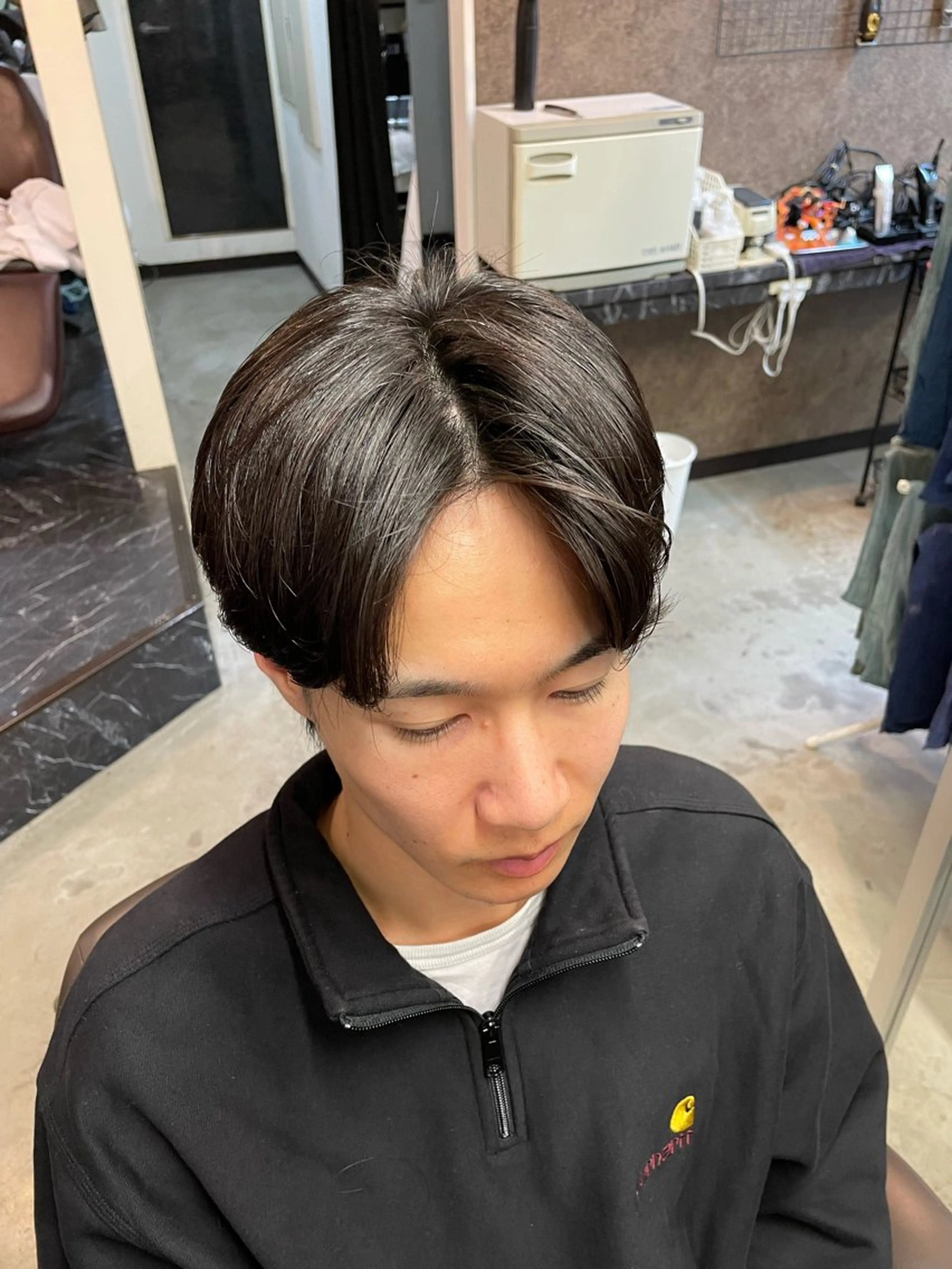 ショート メンズ メンズパーマ特化 カバヤマ　リョウのヘアスタイル