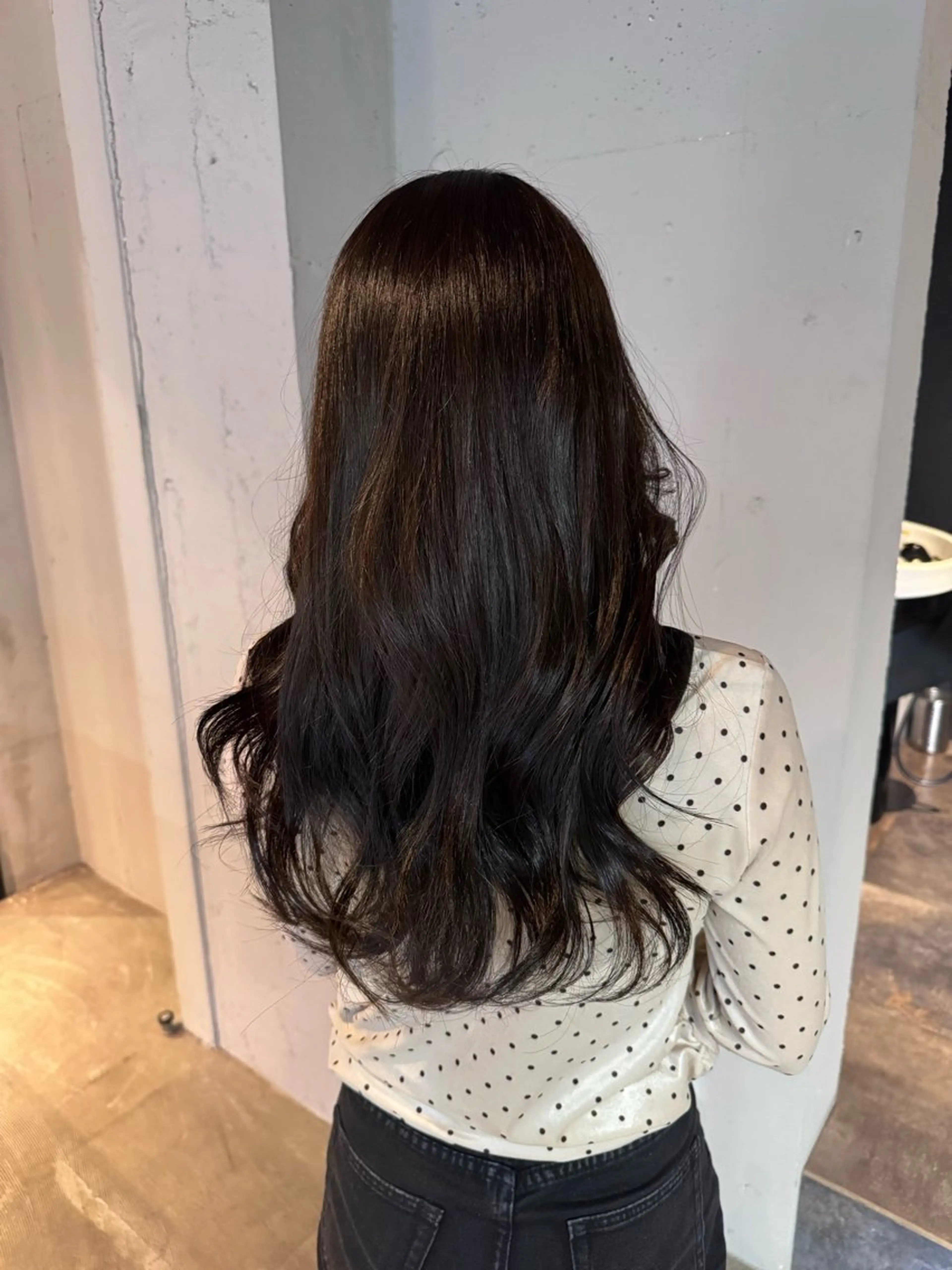 ロング カラー ブラウンカラー 透明感カラー ダークブラウン レイヤーカット ロング カット ヘアカラー トリートメント 艶髪/髪質改善/ MONSO山本のヘアスタイル