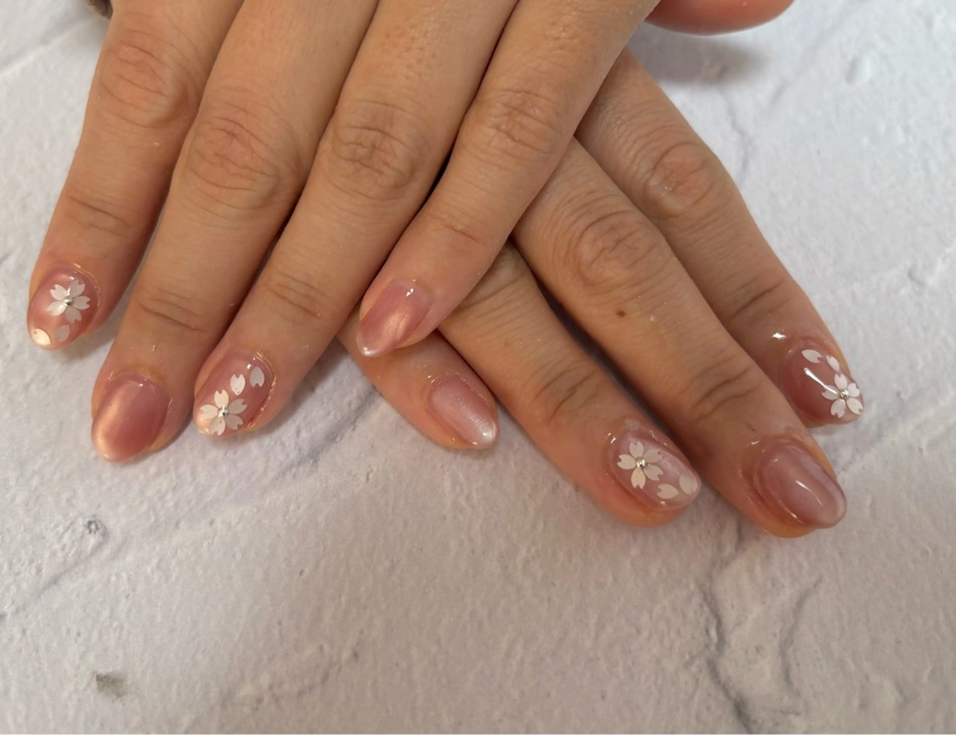 ネイル ハンドネイル 愛川町 あんすりうむのネイルデザイン