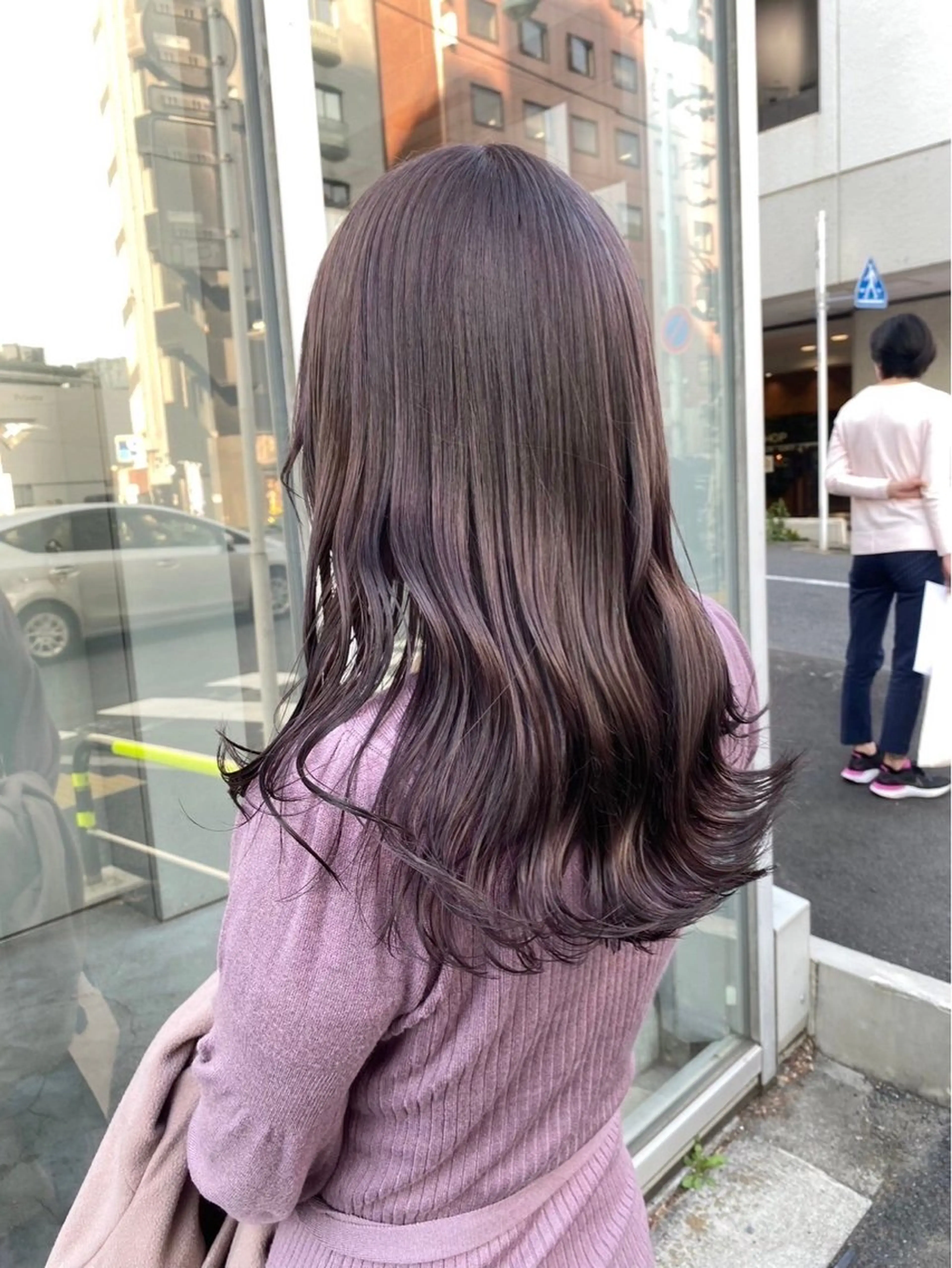 ロング カラー ダブルカラー特化✨ /透明感カラーゆりあのヘアスタイル