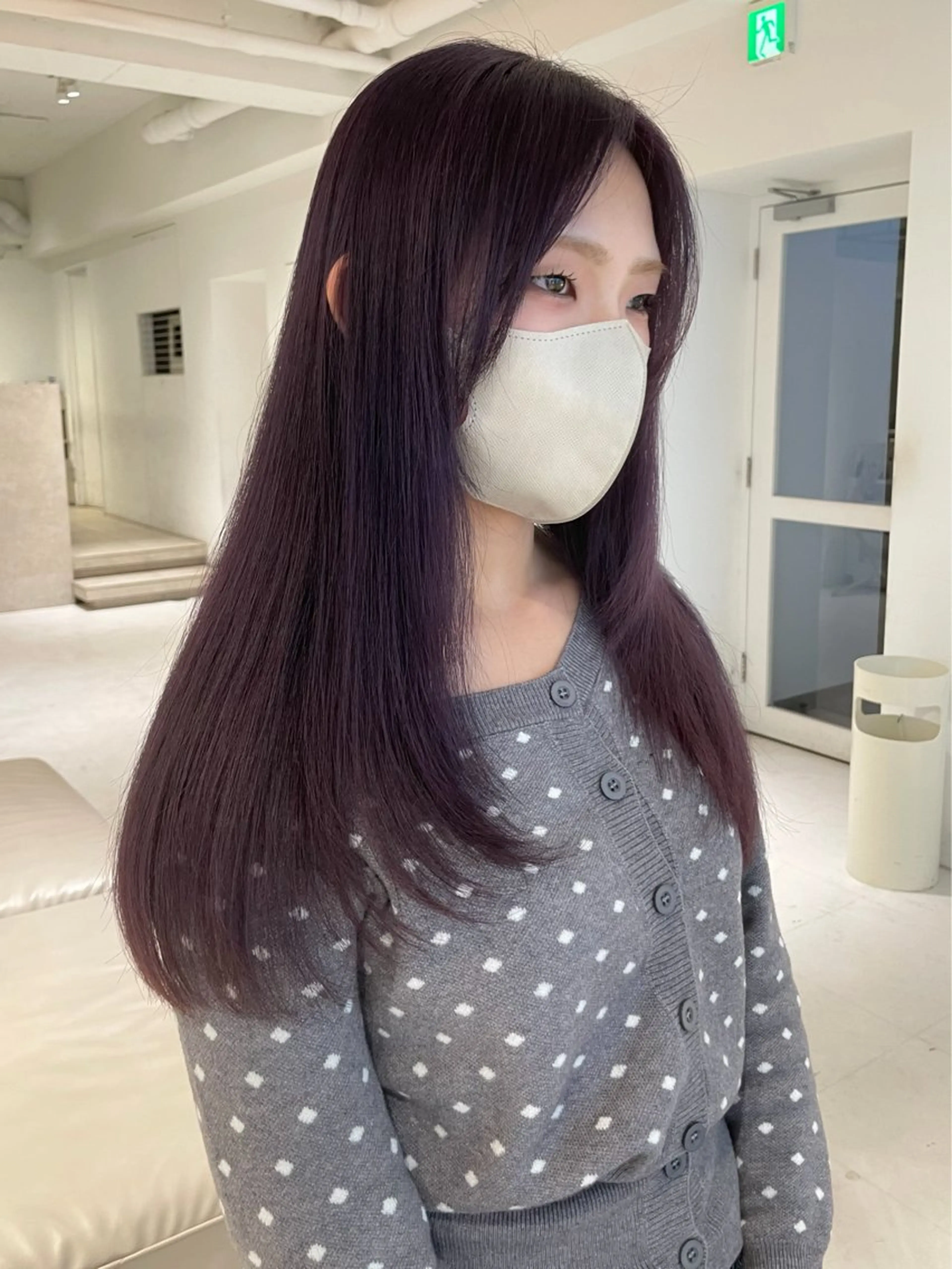 ロング カラー ラベンダーカラー ヘアカラー loely 💞miyuのヘアスタイル