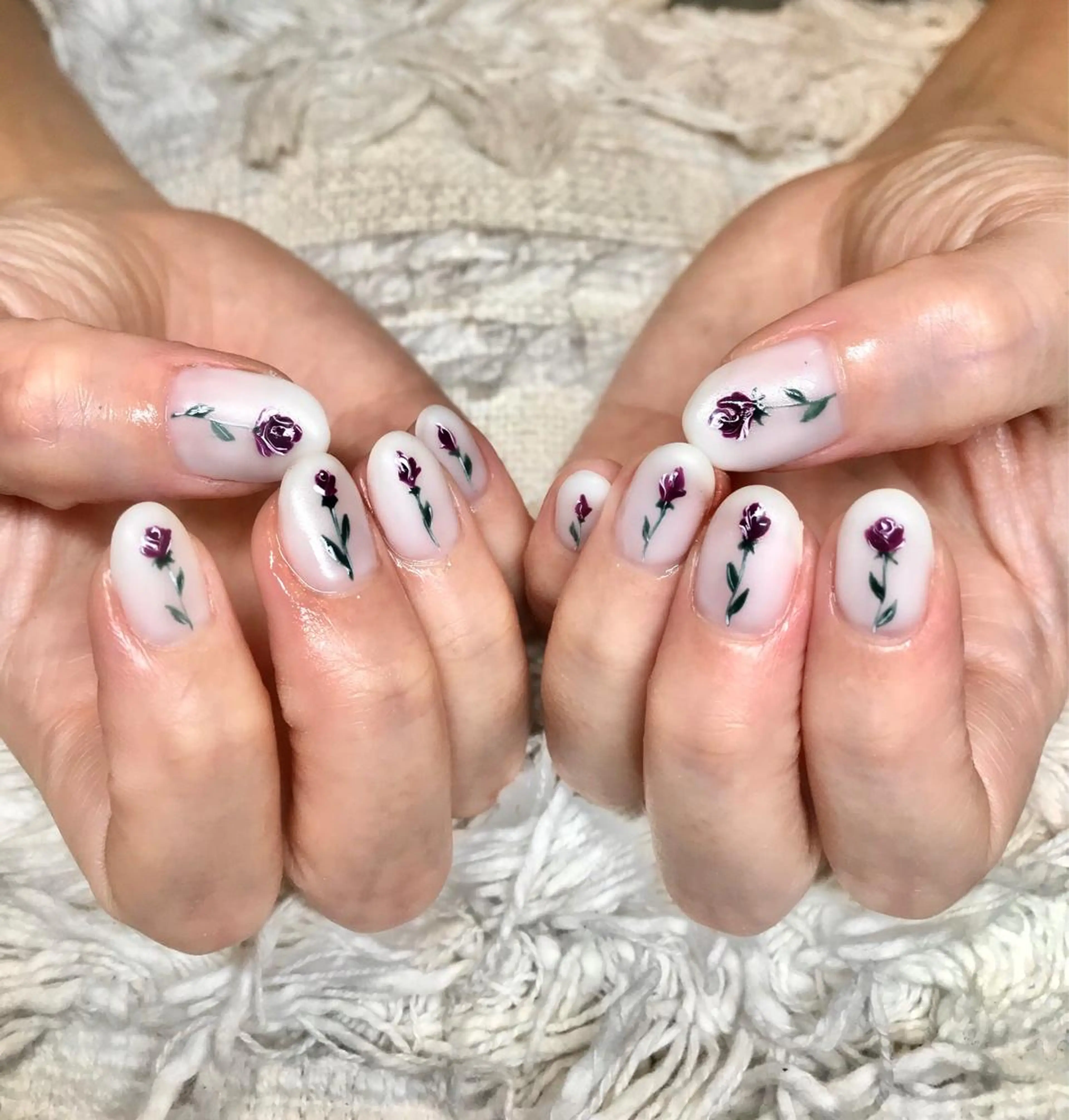 ミディアム カラー パーマ ヘアアレンジ マツエク・マツパ ハンドネイル ハンドケア nail&eye Aoのマツエク・マツパデザイン