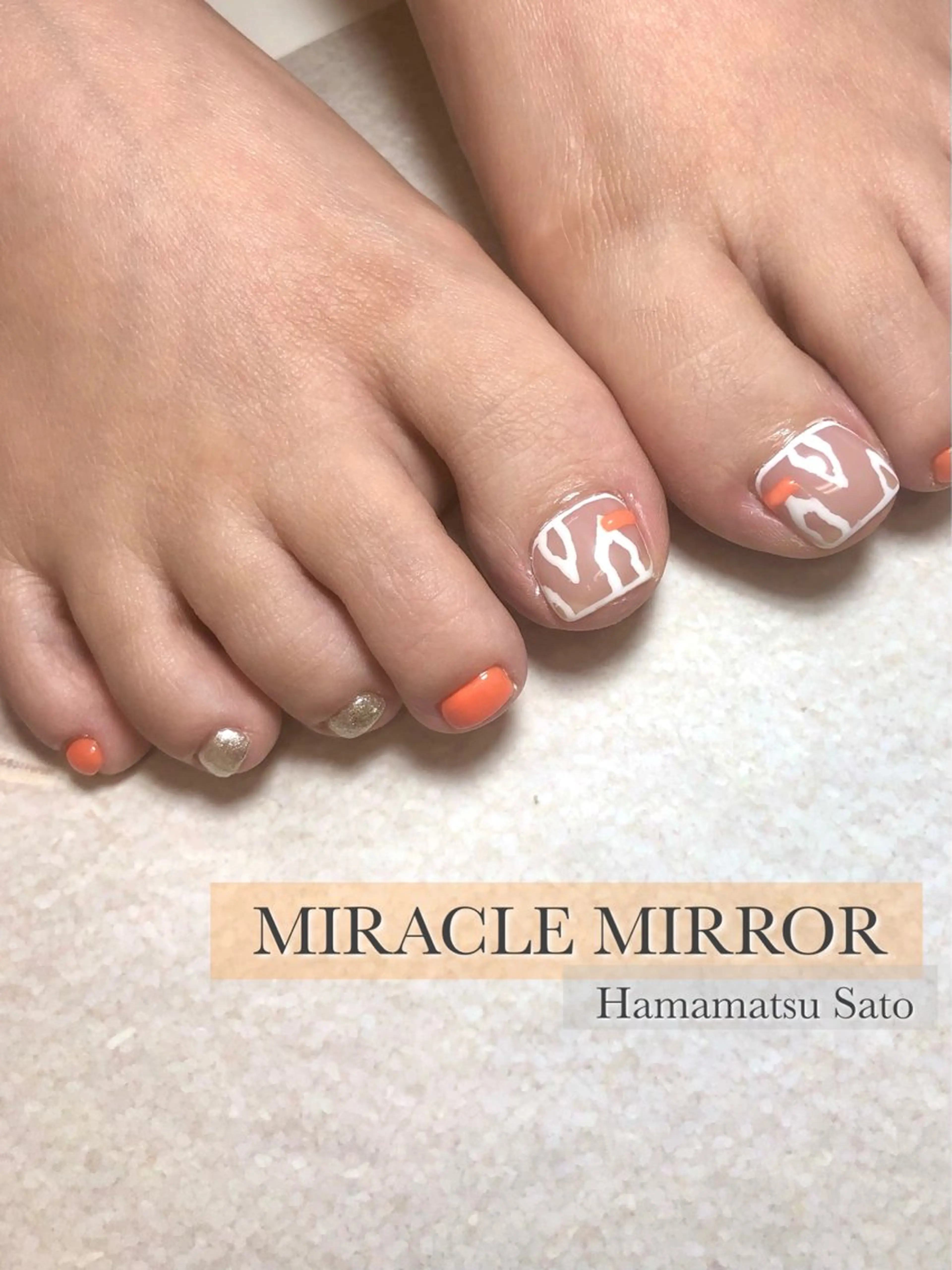 ネイル ミラクルミラー 町野のネイルデザイン