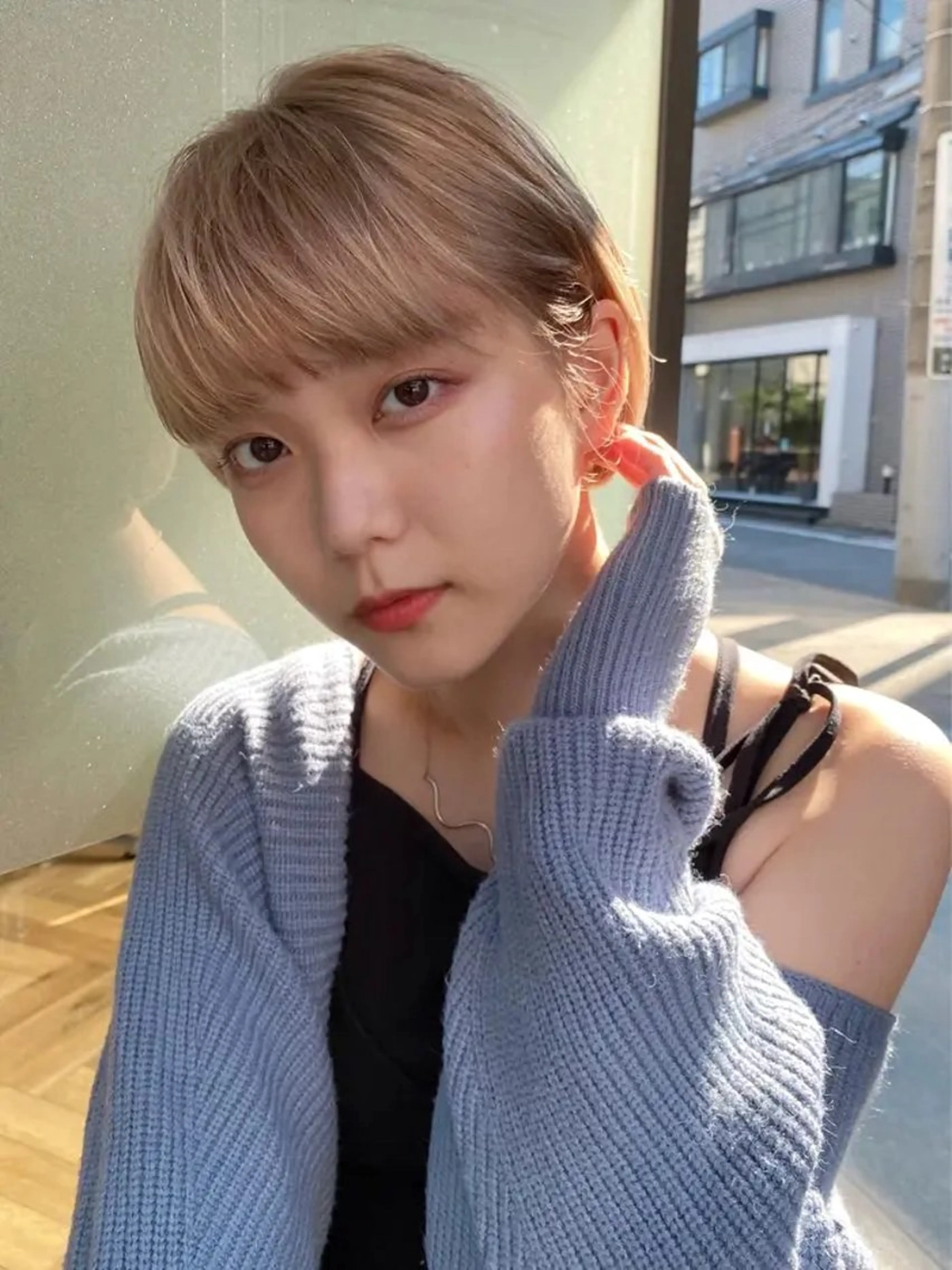 ショート カラー ヘアカラー トリートメント ﾊｲﾄｰﾝ/ｶﾗｰ/ 用賀/稲若健太郎のヘアスタイル