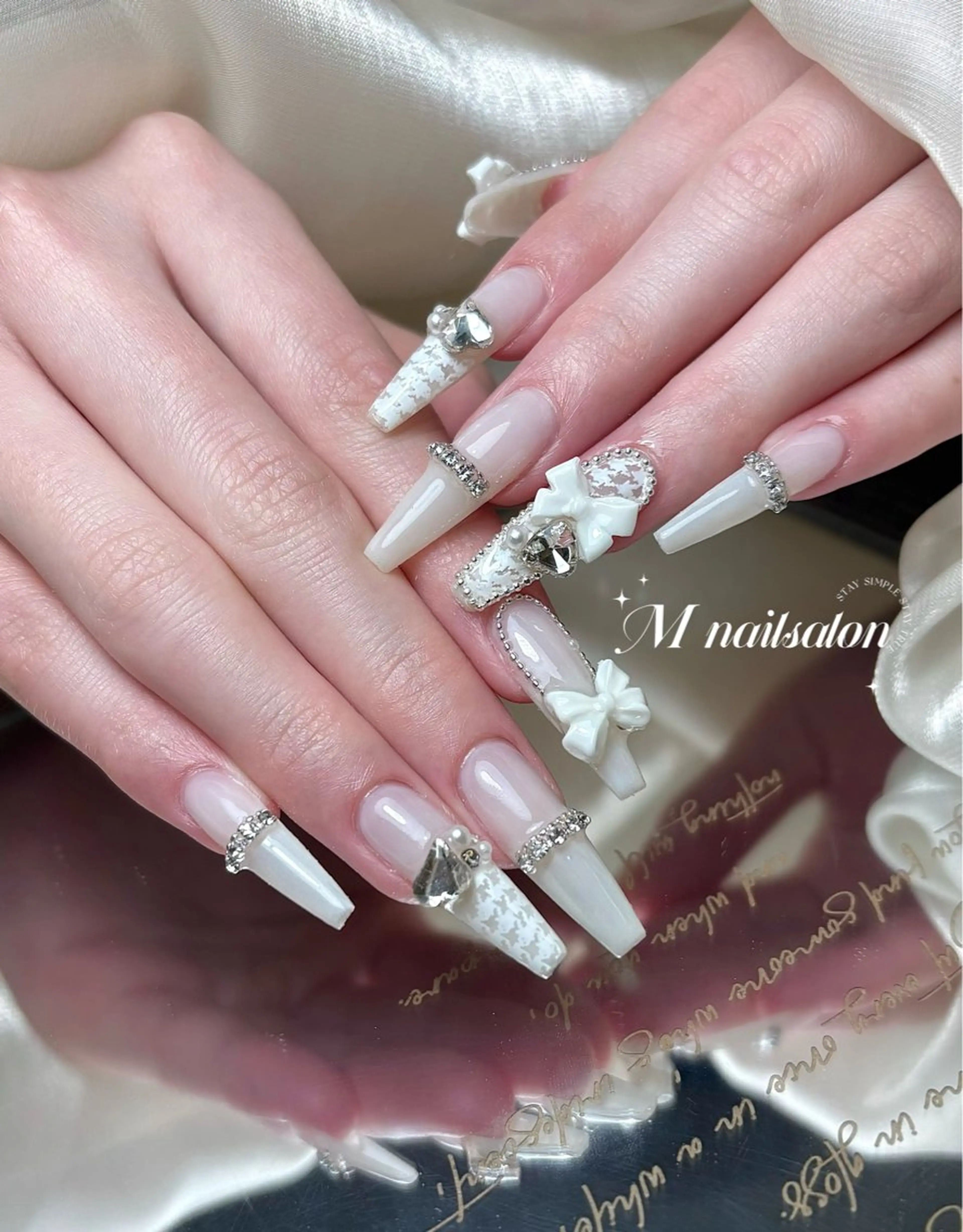 ネイル M🌷nail 長さだし専門店のネイルデザイン