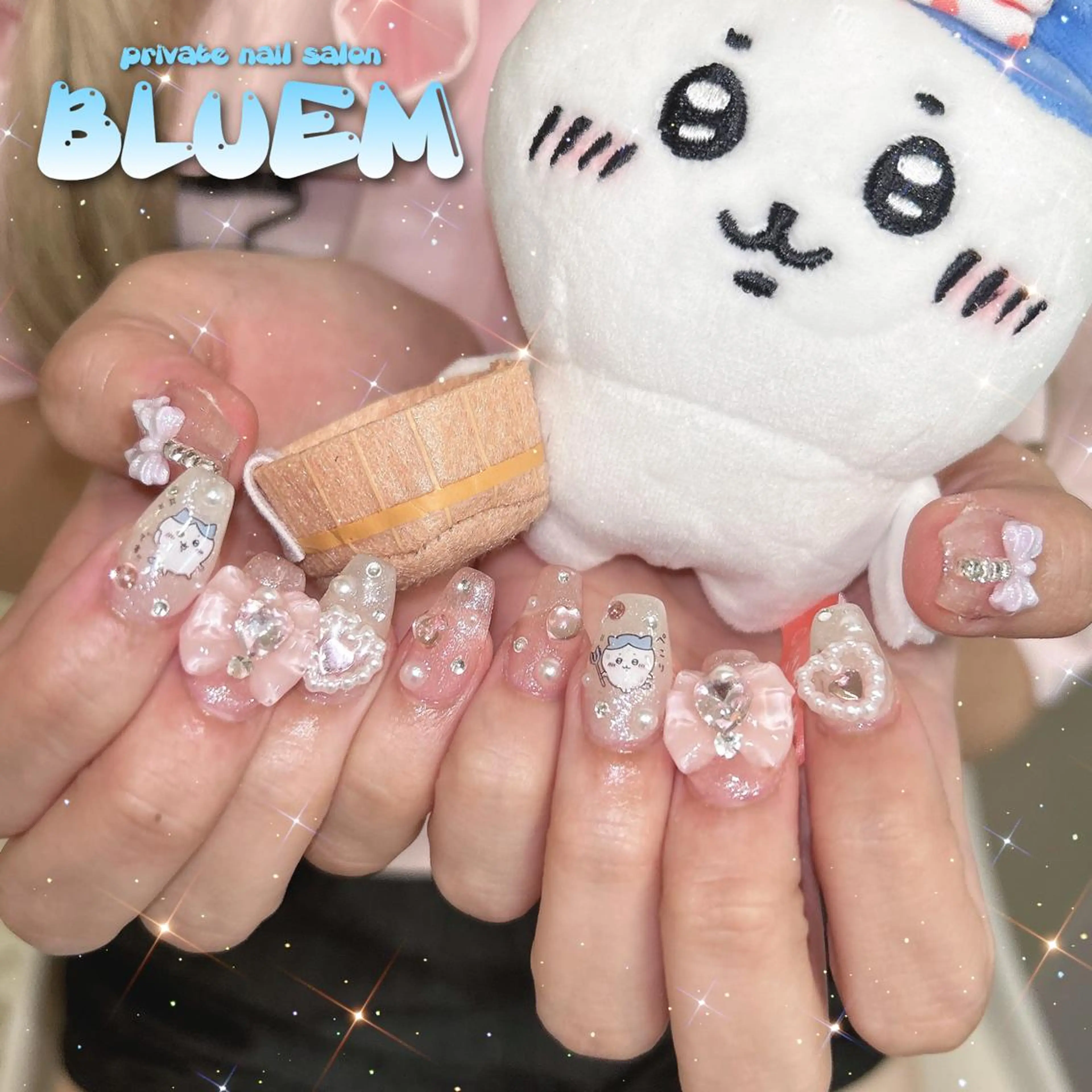 ネイル ハンドネイル BLUEM なな🐶のネイルデザイン