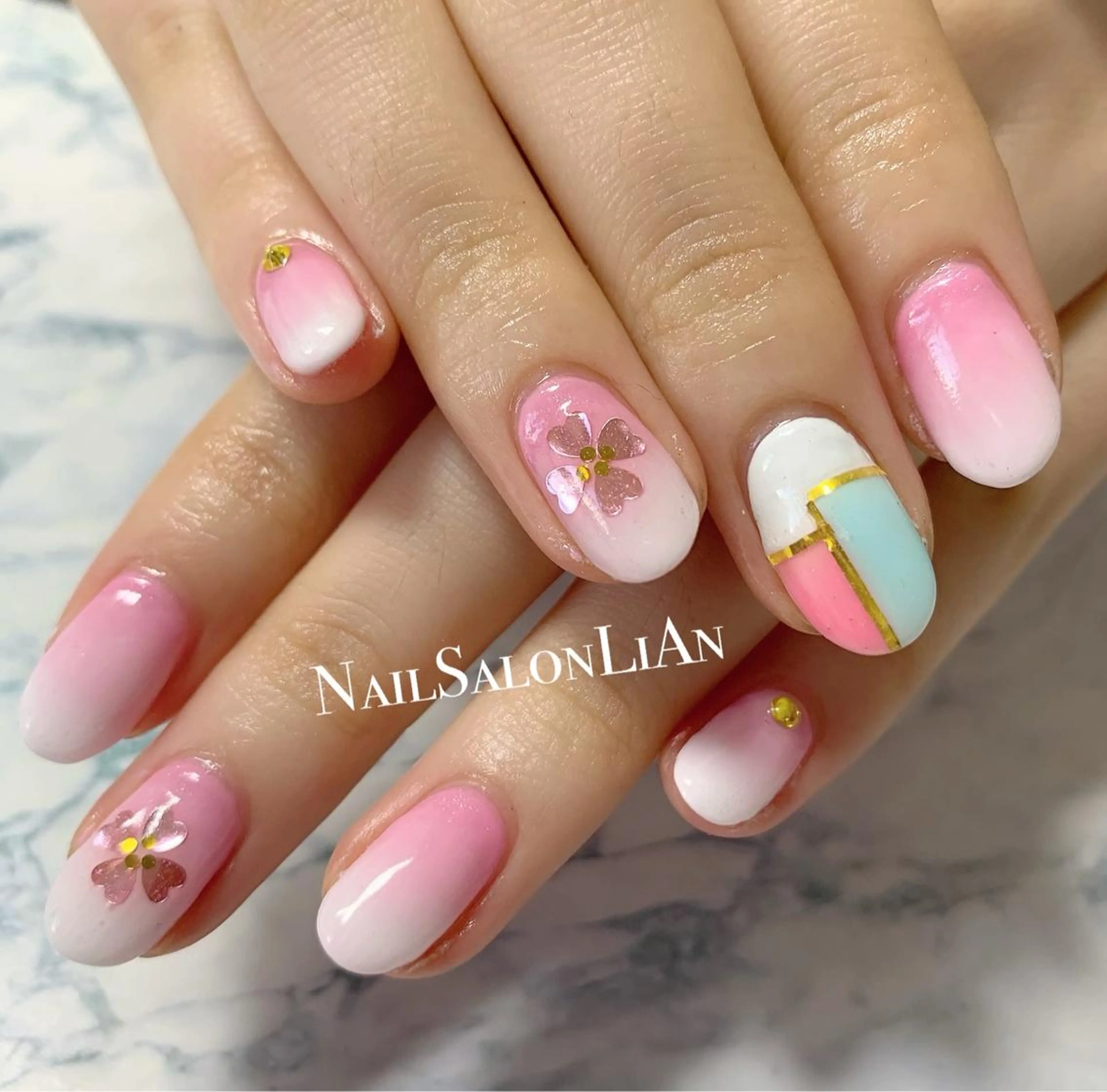 ネイル ハンドネイル NailSalon LiAnのネイルデザイン