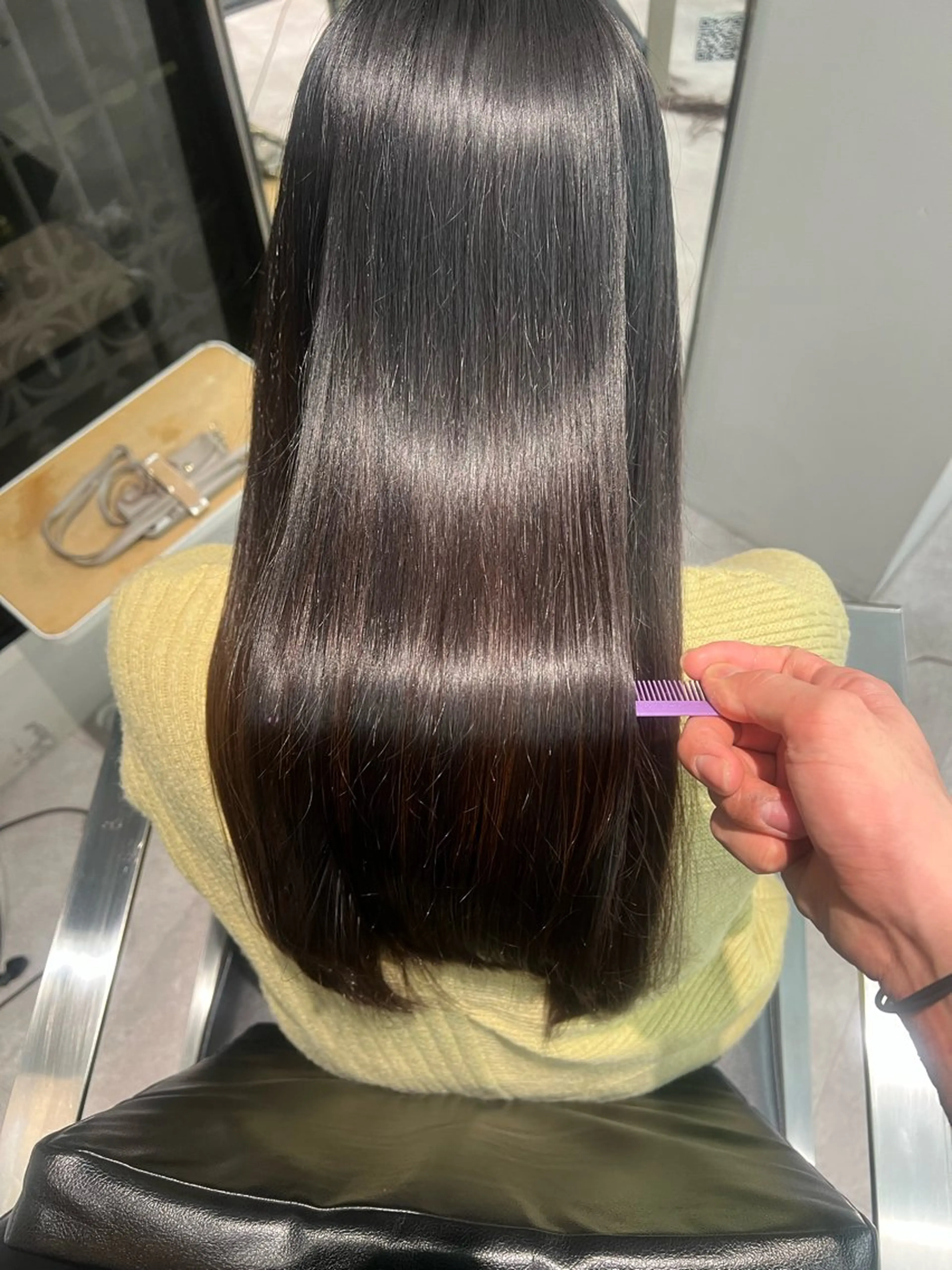 ロング パーマ ストレートパーマ 北村 岳久翔のヘアスタイル