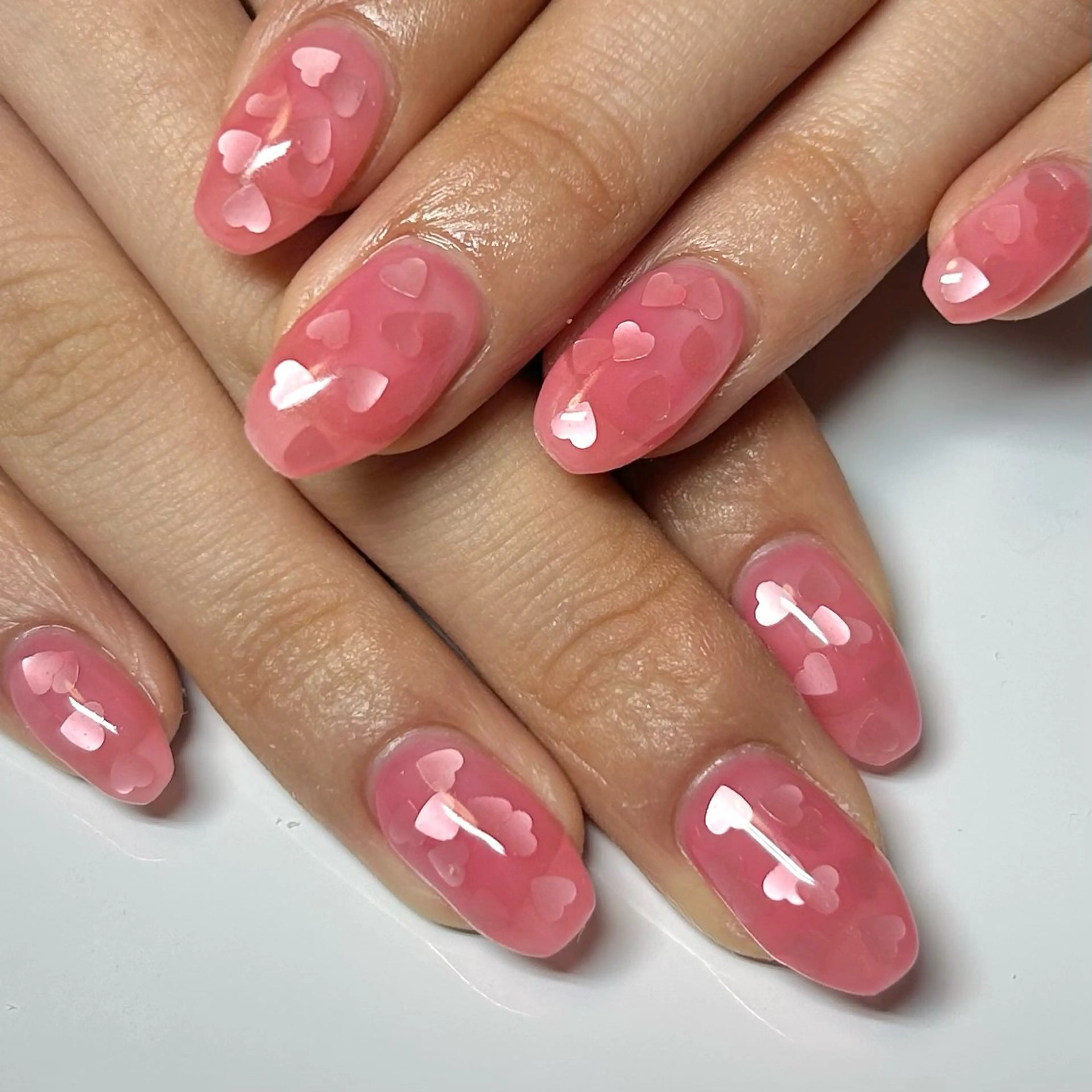 ネイル ハート 韓国ネイル バレンタイン s sのネイルデザイン