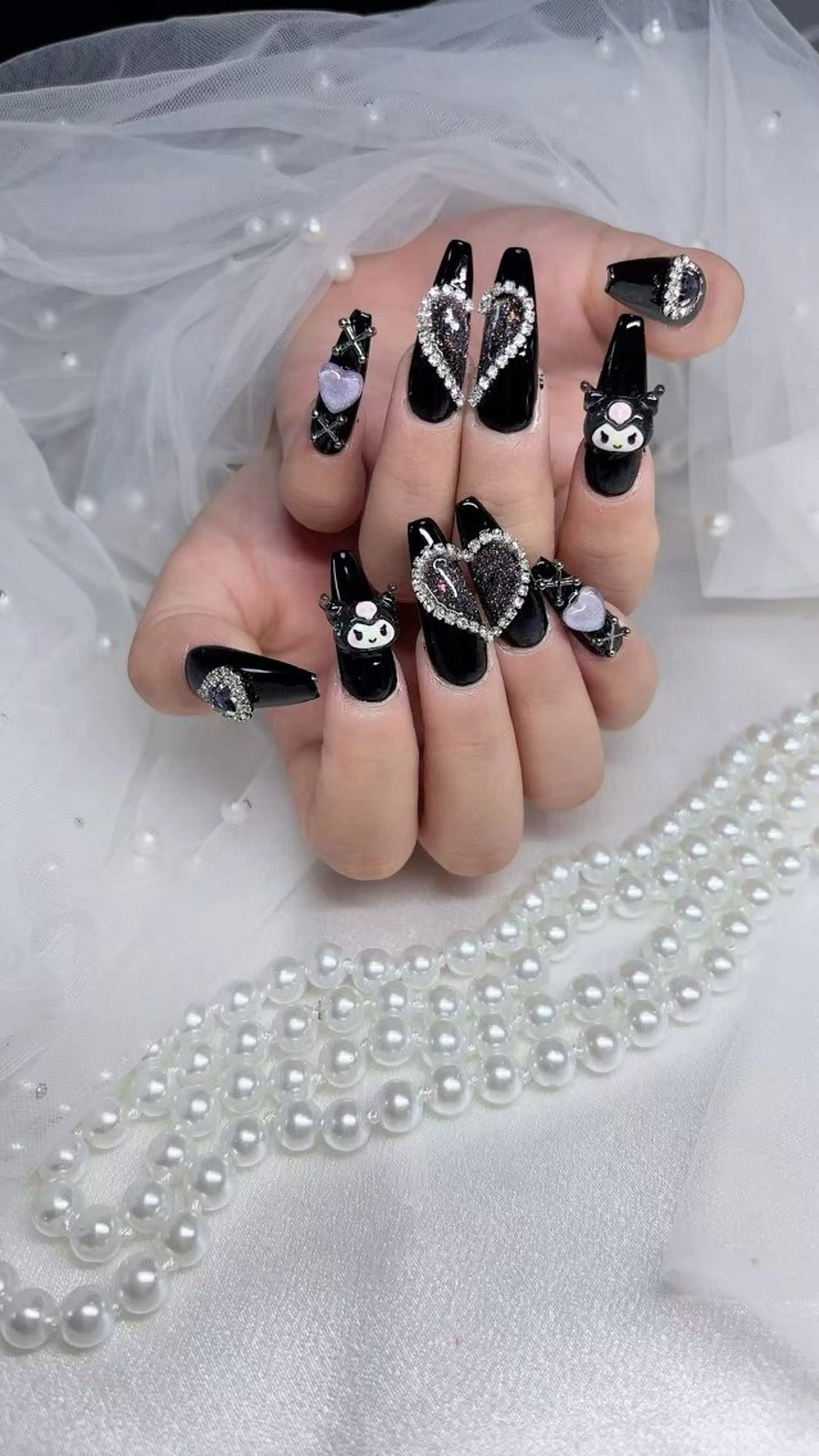 ネイル オーロラネイル 長さ出し フラッシュネイル フレンチネイル ジェルネイル ハンドネイル ETERNA Nail 銀座店【パラジェル/フィルイン/チップ長さだし/マグネット/ニュアンス】所属・ア カリのネイルデザイン