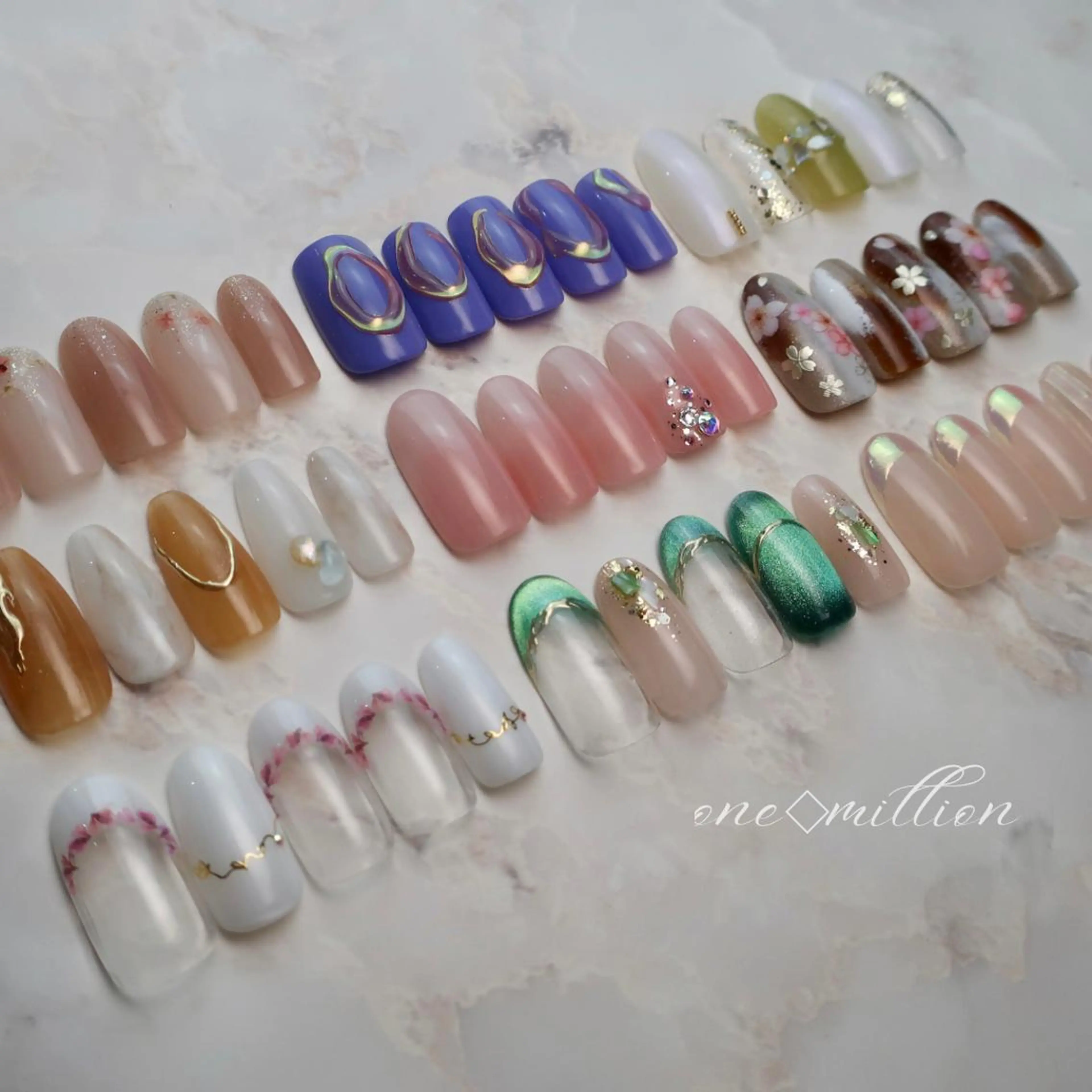ネイル ハンドネイル nail salon ワンミリオンのネイルデザイン