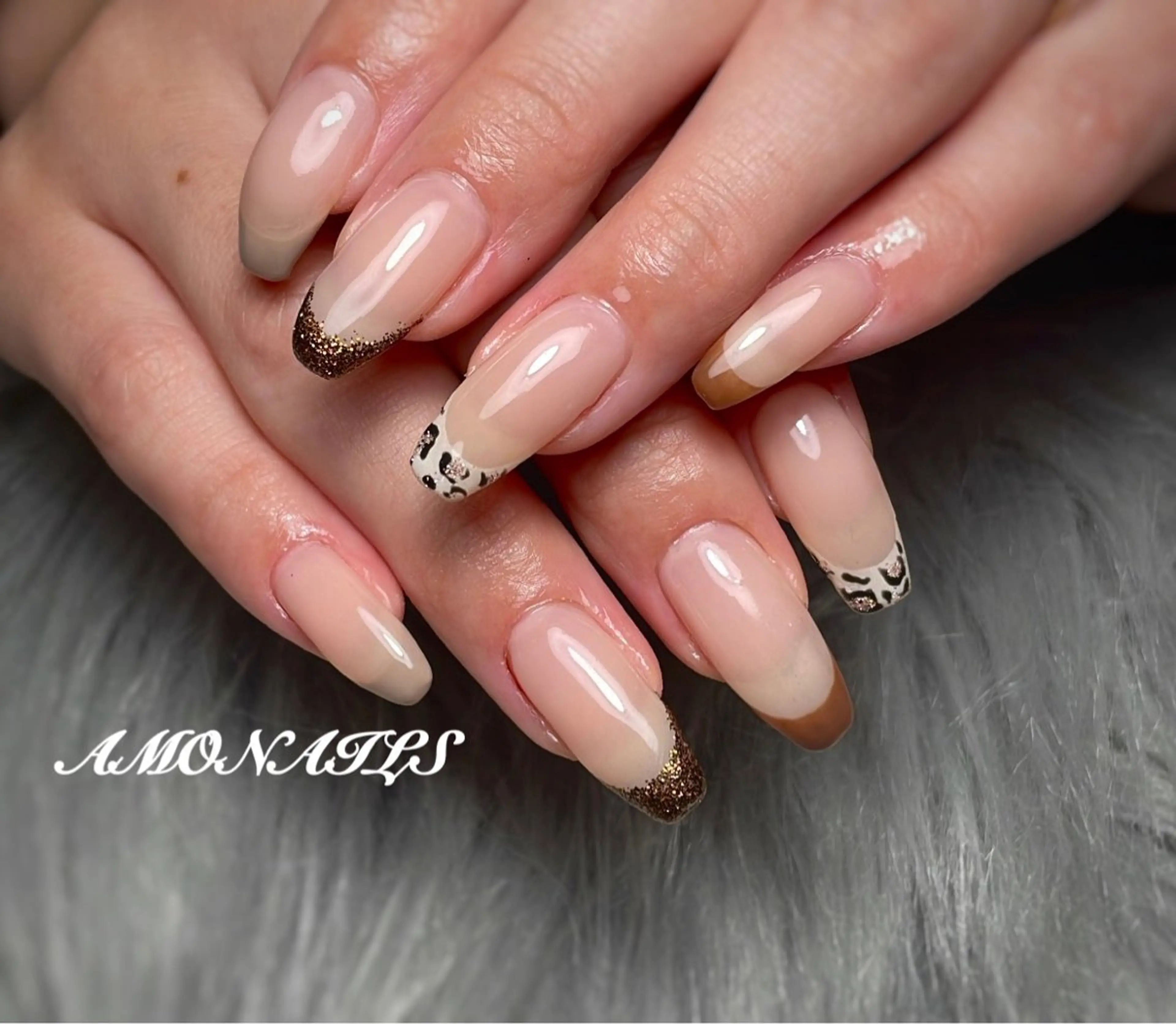ネイル フレンチネイル AMONAILS *.のネイルデザイン