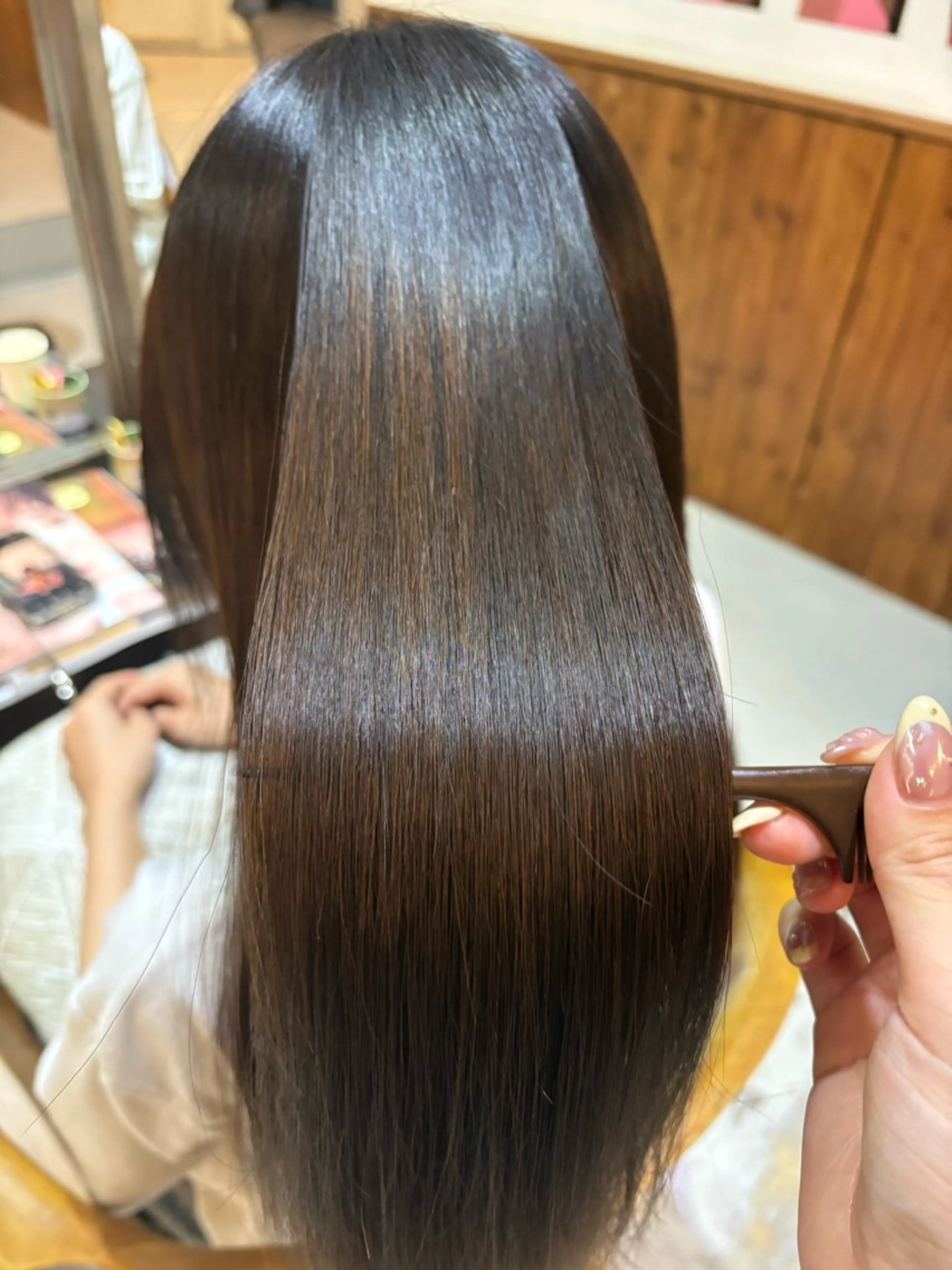 ロング 縮毛矯正 PORT  HAIR Norikaのヘアスタイル