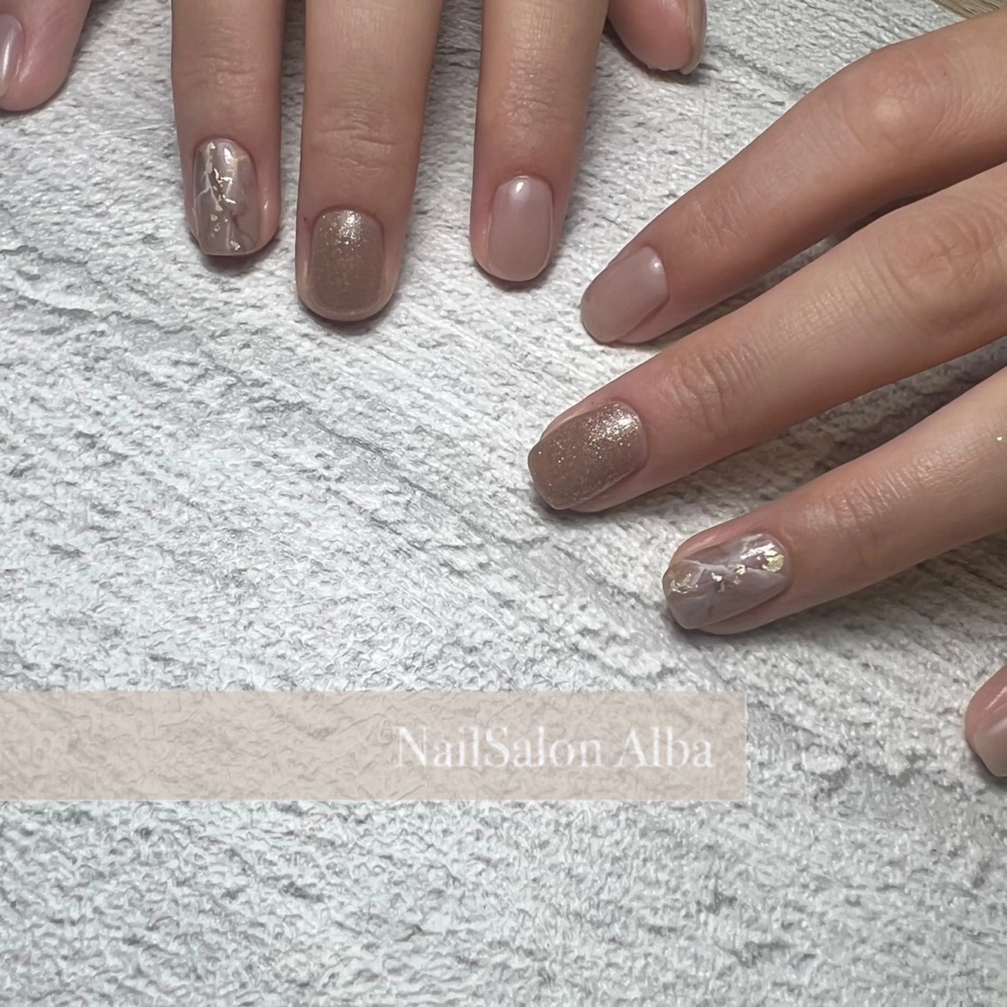 ネイル ハンドネイル NailSalon Alba所属・Alba ASAMIのネイルデザイン