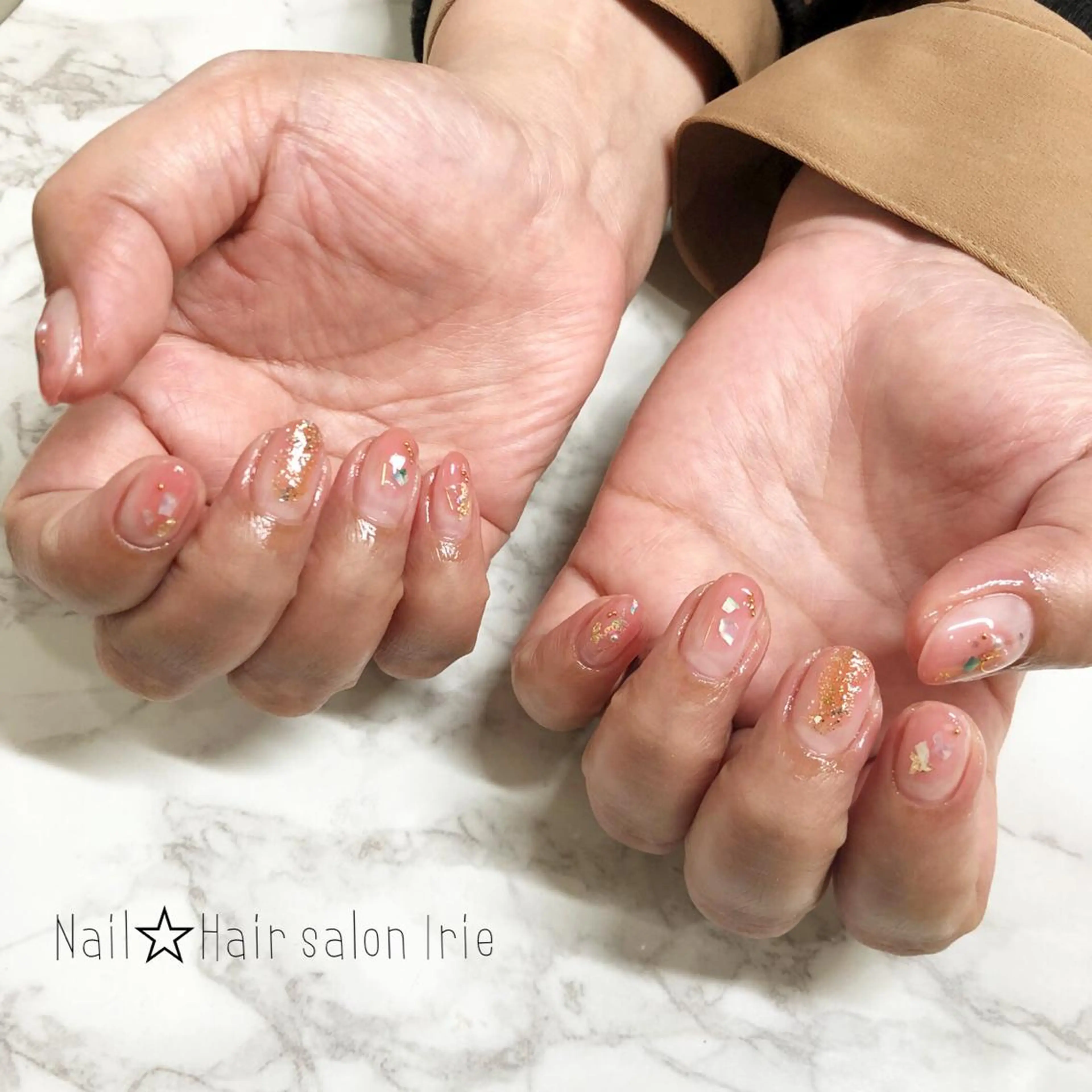 ネイル ハンドネイル Hair salon Irie所属・與儀 知佳のネイルデザイン