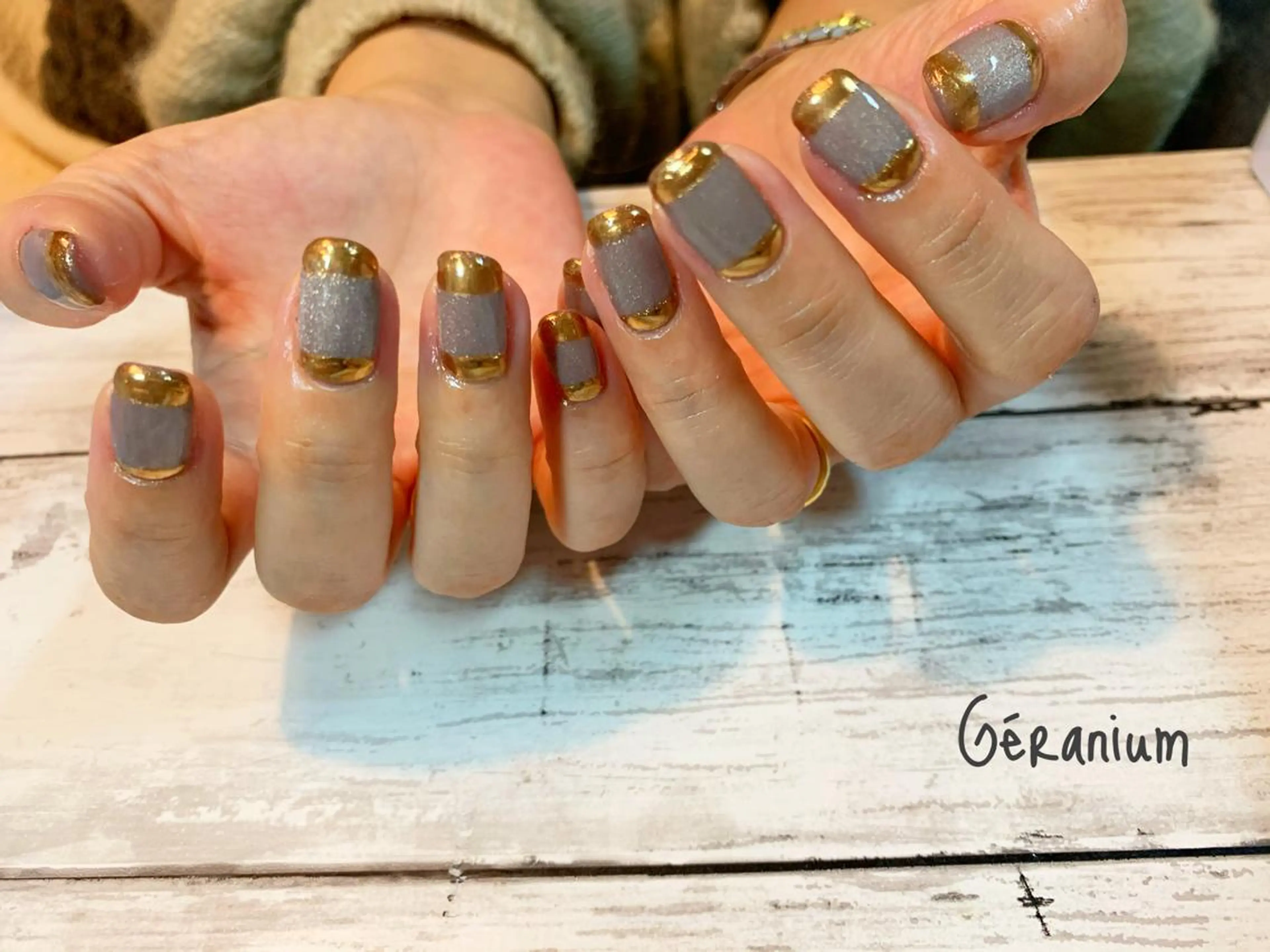 ネイル ハンドネイル フットネイル GéRanium Harukaのネイルデザイン