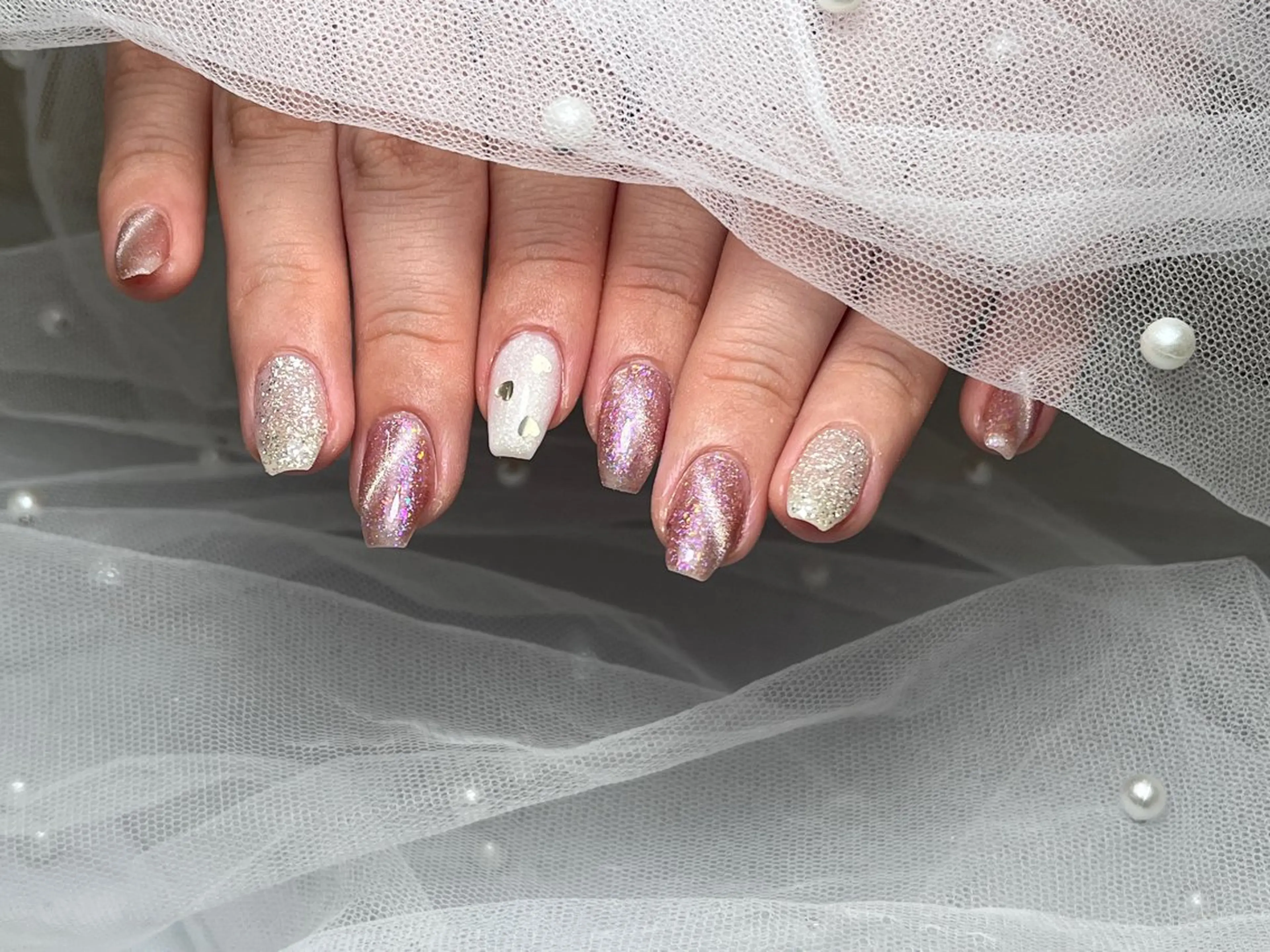 ネイル ハンドネイル おがわ🌈パラジェル 取扱店(恵比寿1分)のネイルデザイン