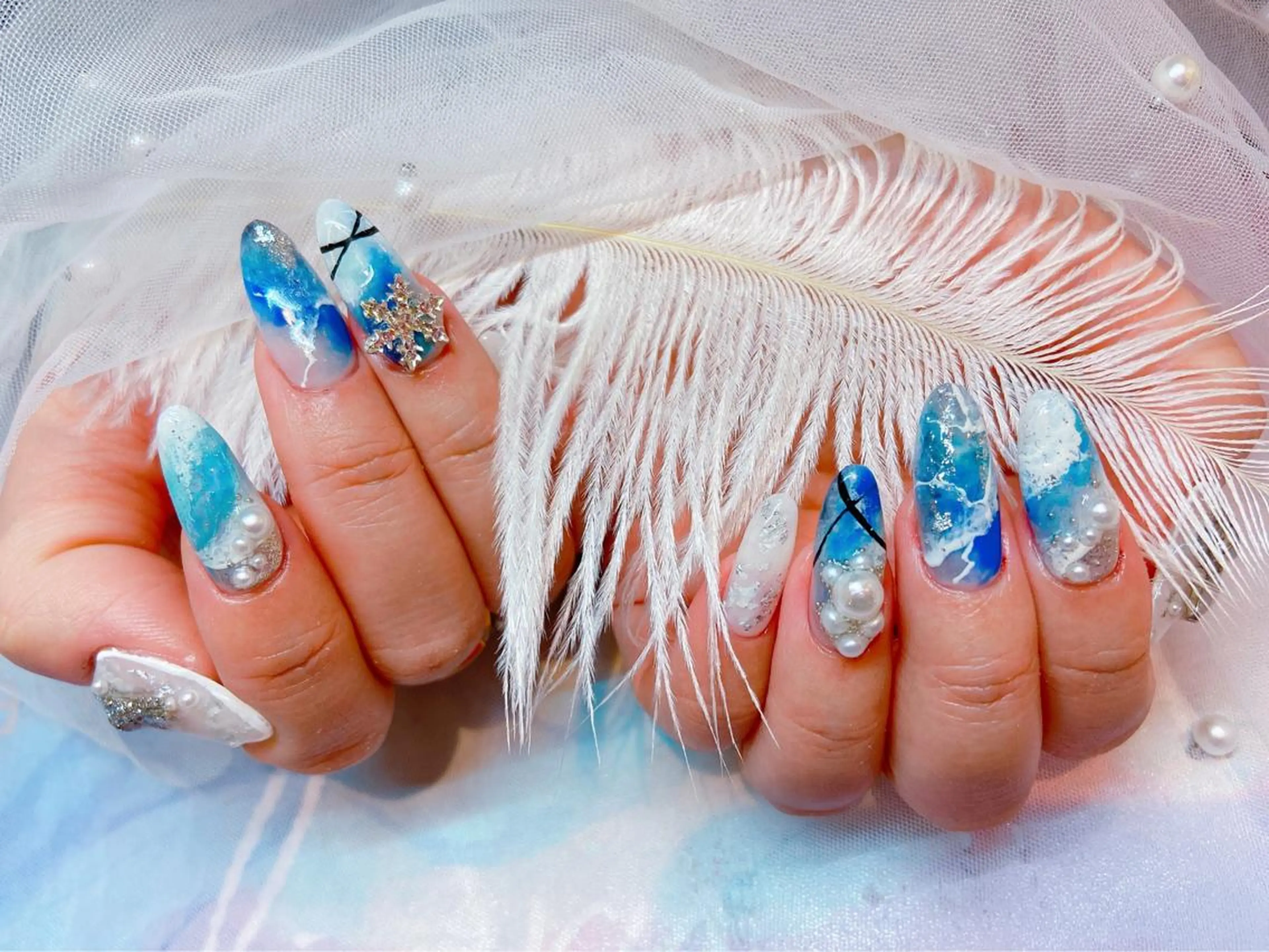 ネイル 長さだし専門店 M2　rikaのネイルデザイン