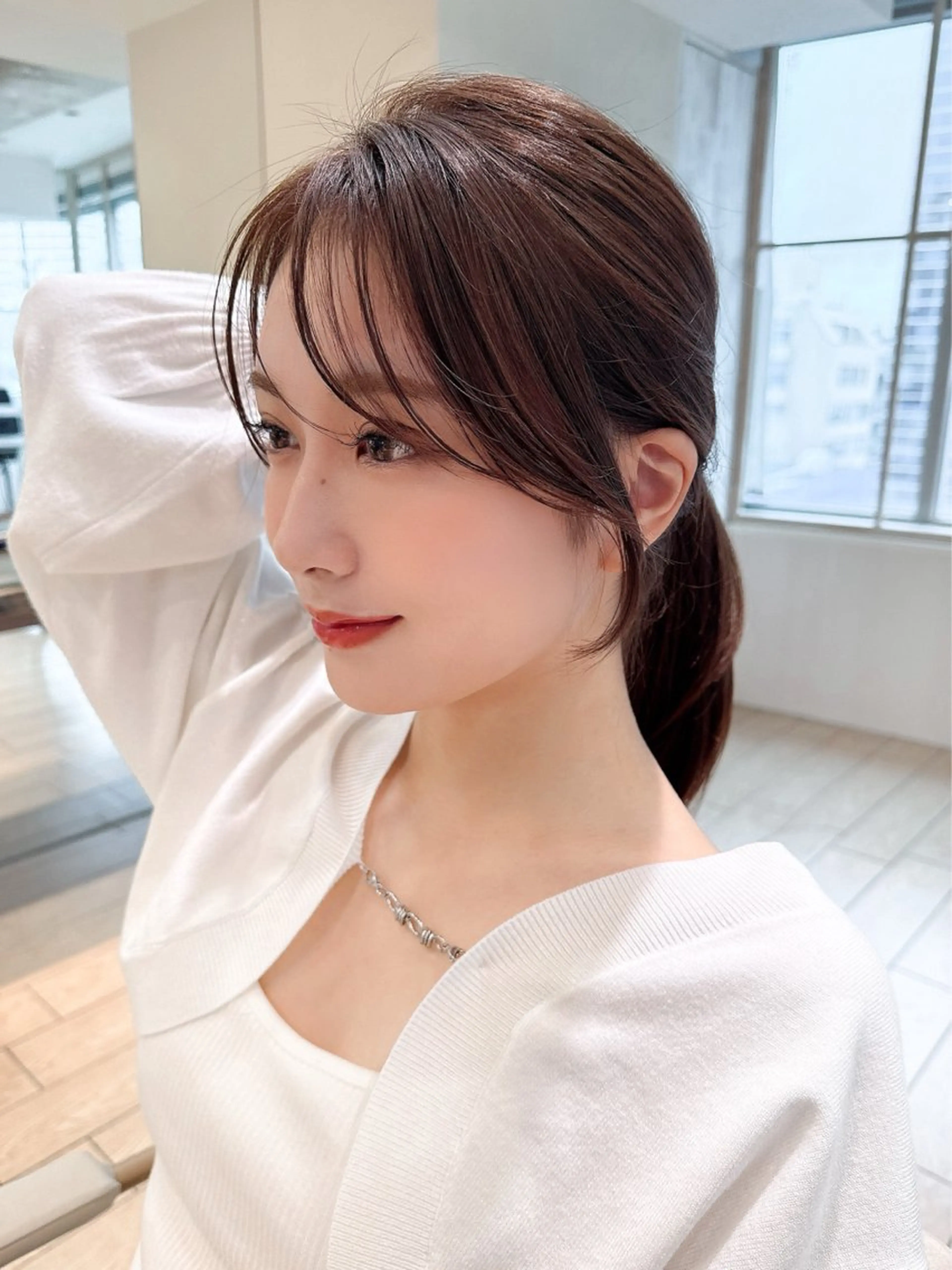 ミディアム 新宿/ 田口雄大のヘアスタイル