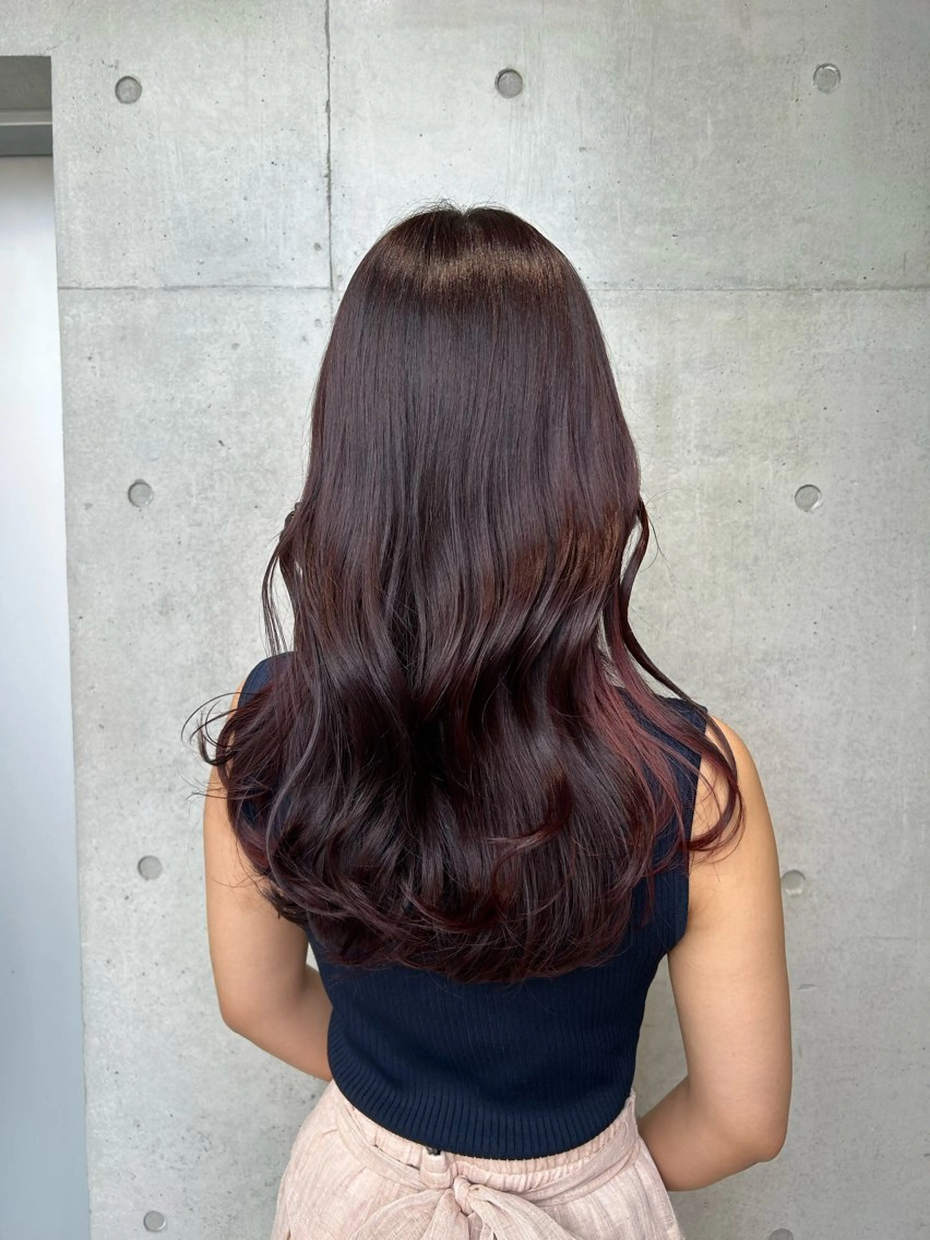 ロング カラー ヘアアレンジ カット ヘアカラー トリートメント ボブ艶モテカラー🫧 カリンのヘアスタイル