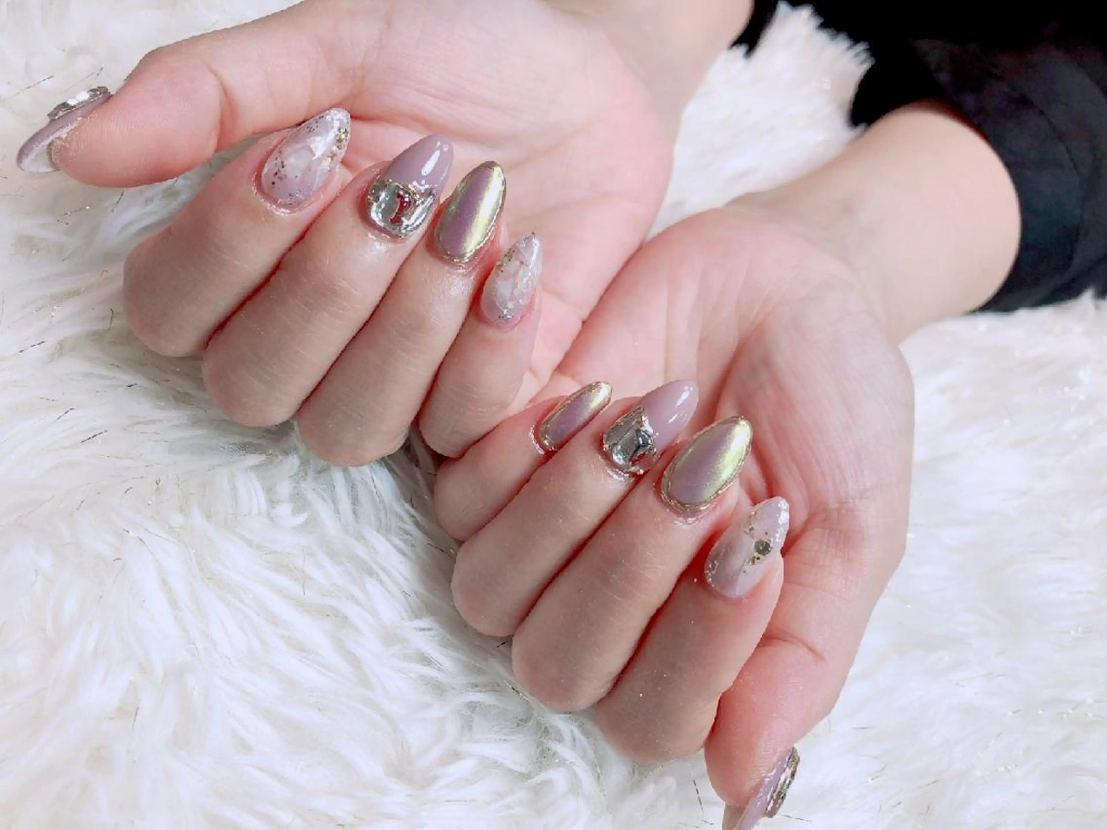 セミロング ネイル ☺︎山部 志麻☺︎のネイルデザイン