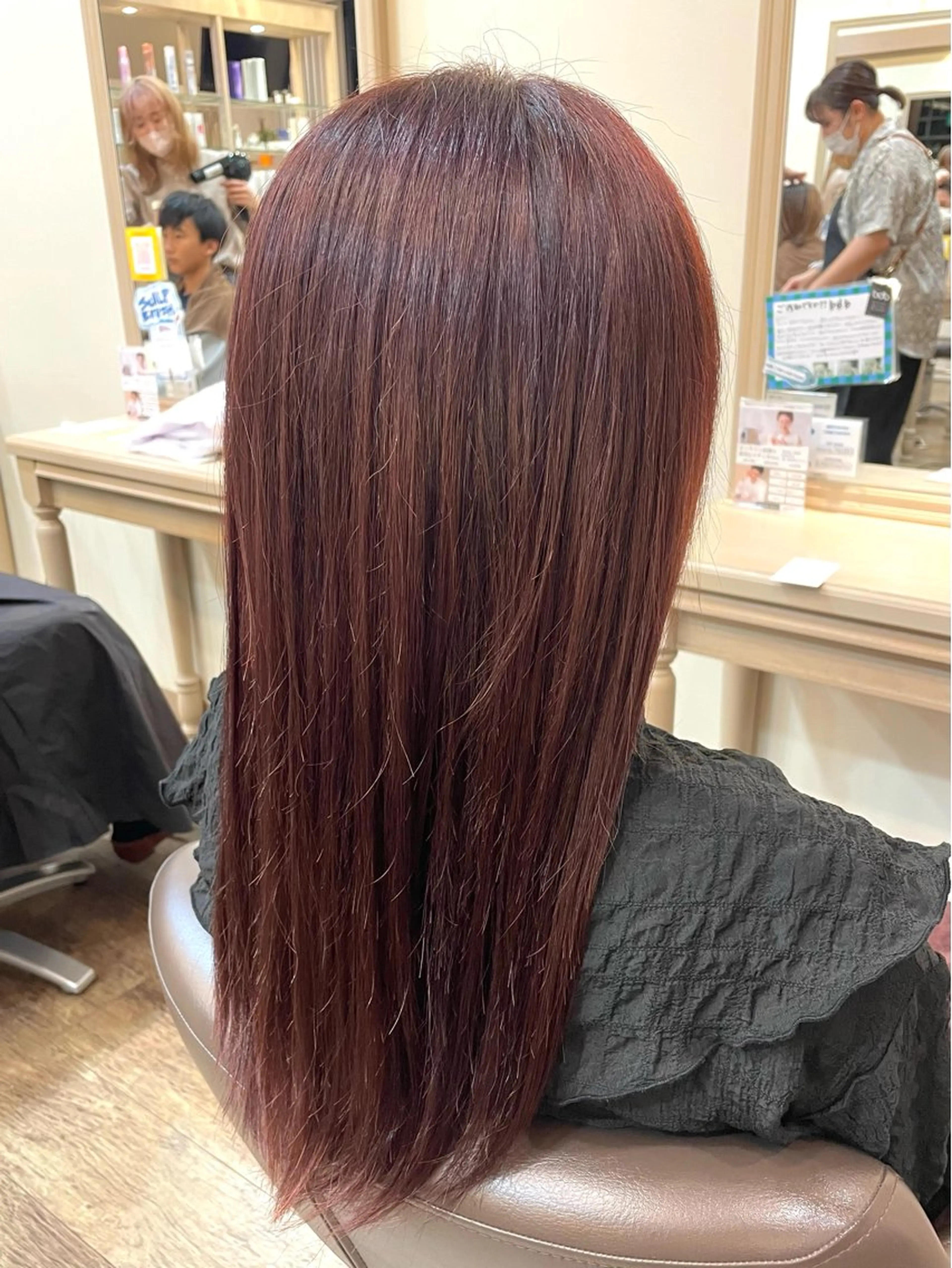 ロング カラー ブラウンカラー ヘアカラー メンズパーマ🌀/ 中村郁未のヘアスタイル