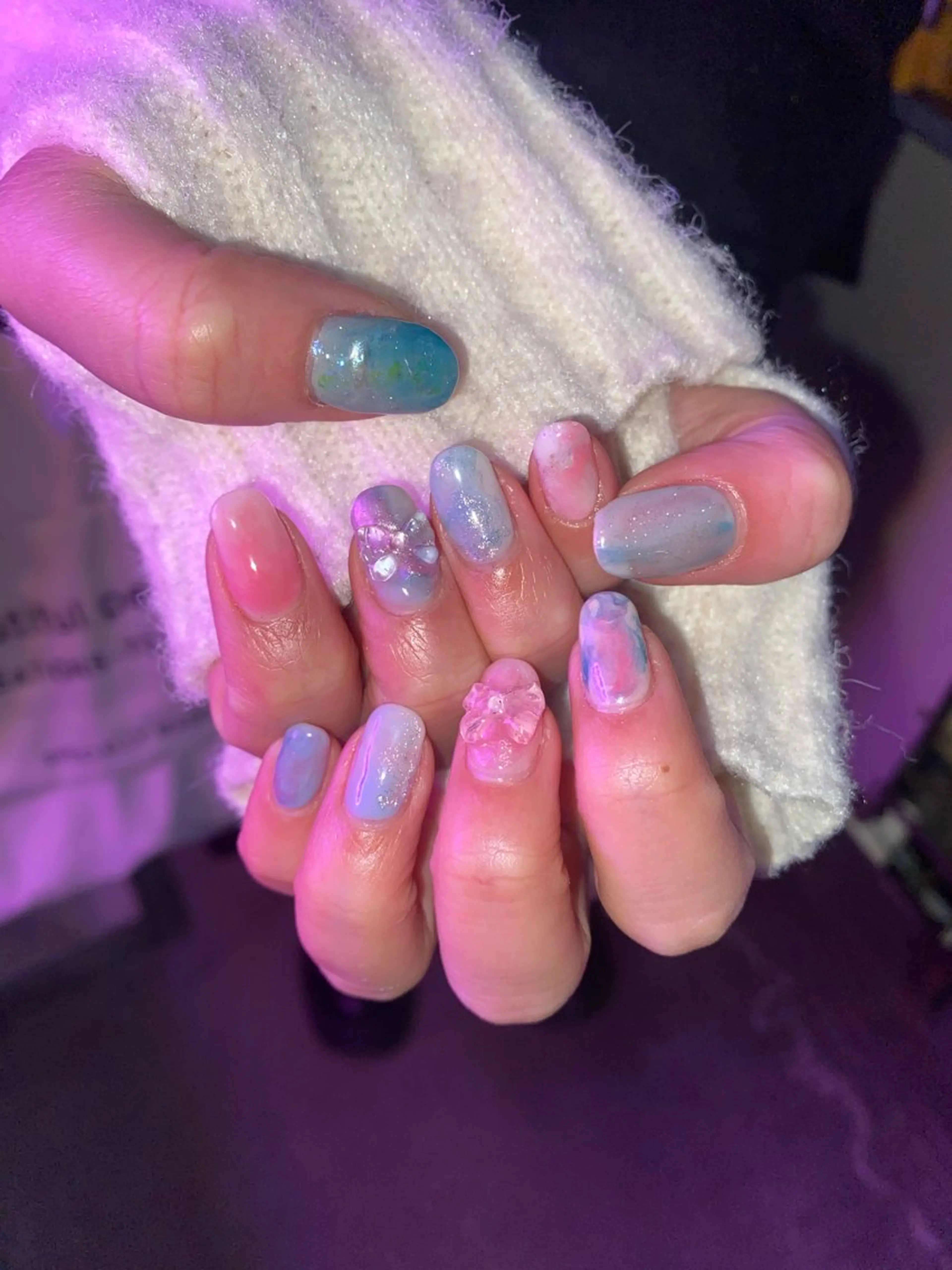 ネイル .unff所属・hana (..)個 性派/メンズネイル◎のネイルデザイン