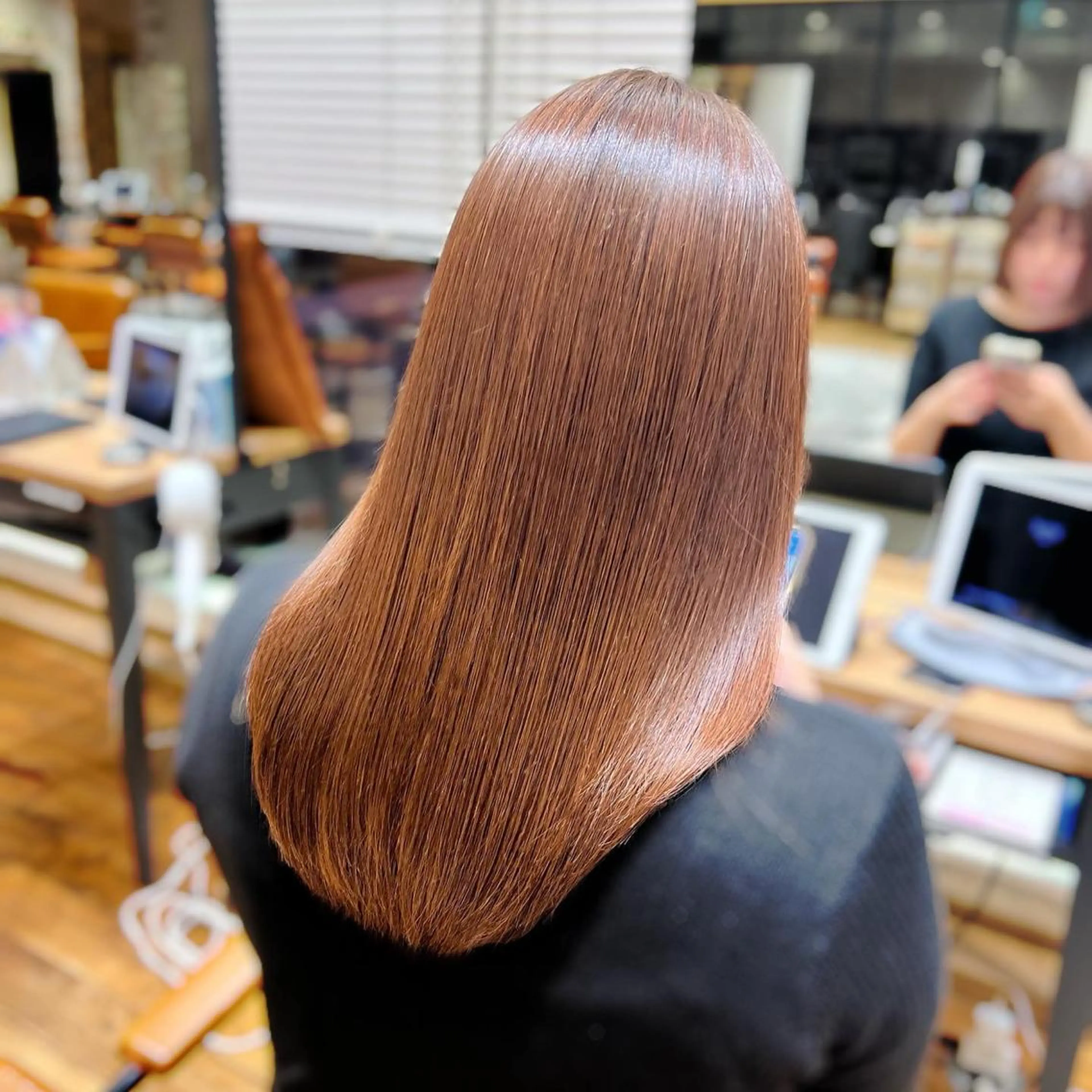 セミロング 髪質改善 縮毛矯正 トリートメント トリートメント ヘッドスパ 美髪ヘッドスパ🫧 西山紗奈江💆♀️のヘアスタイル