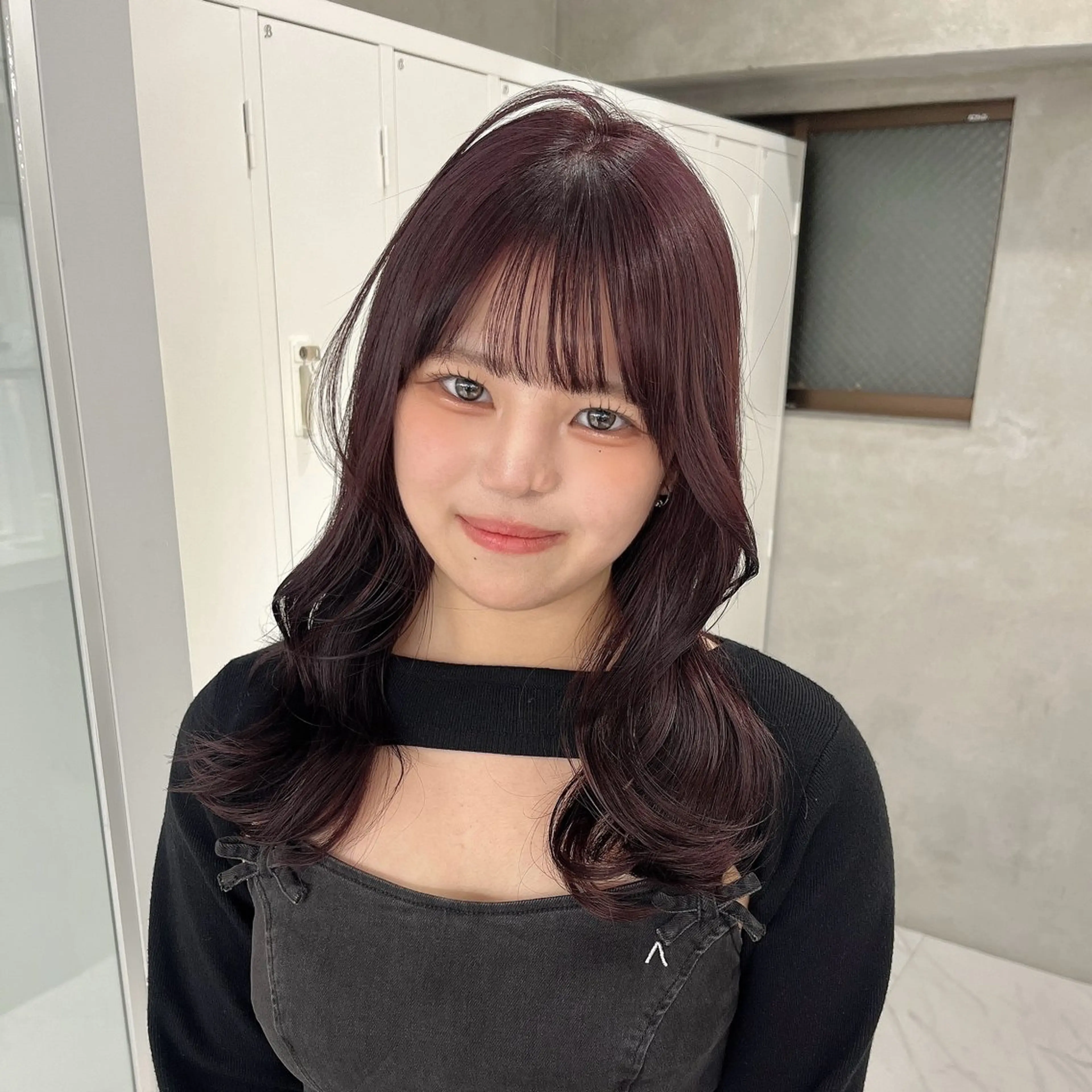 ロング カット りおな/エクステ /ミルクティーカラーのヘアスタイル