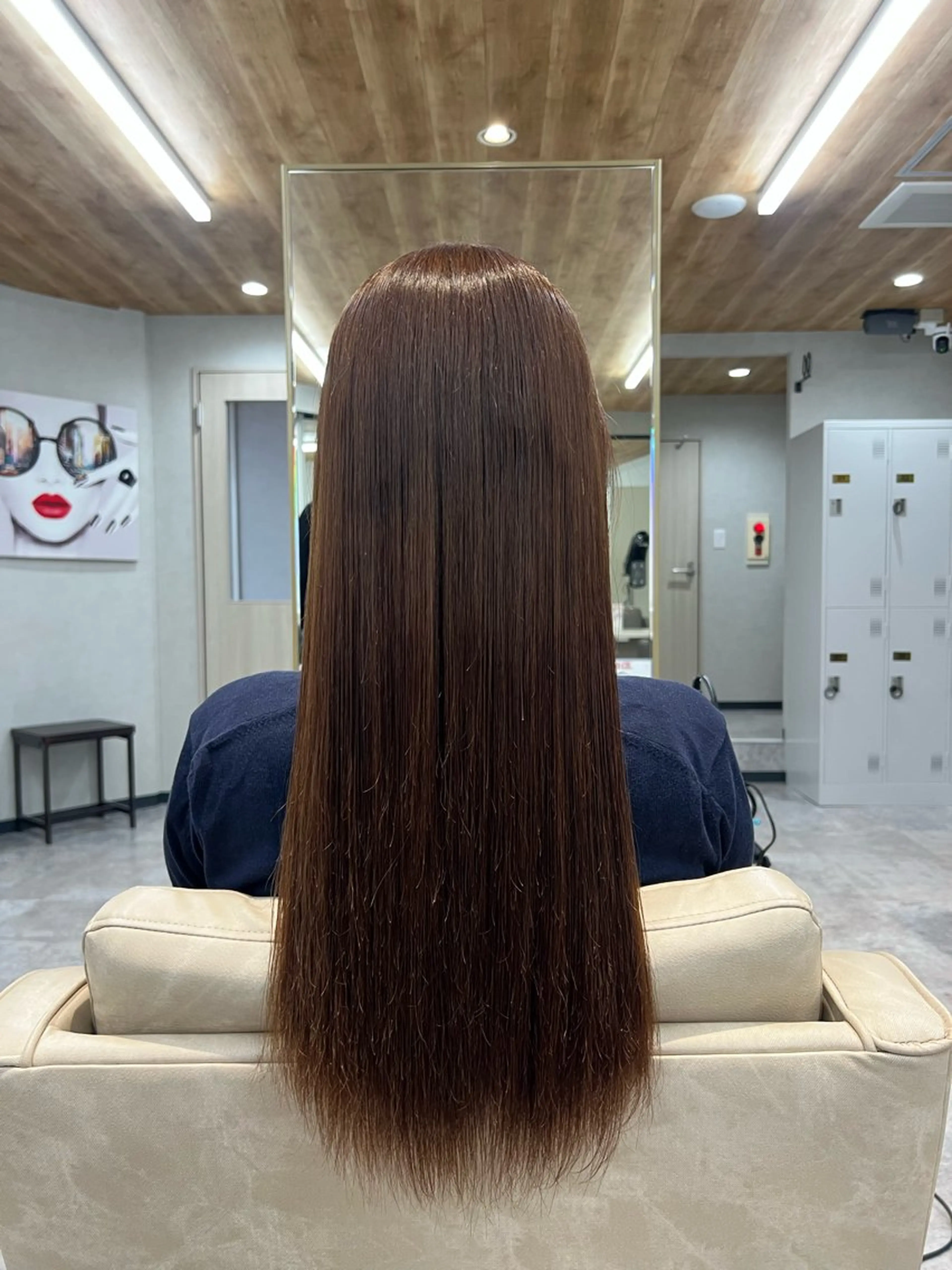 ロング カラー ブラウンカラー 髙橋 羽衣利のヘアスタイル