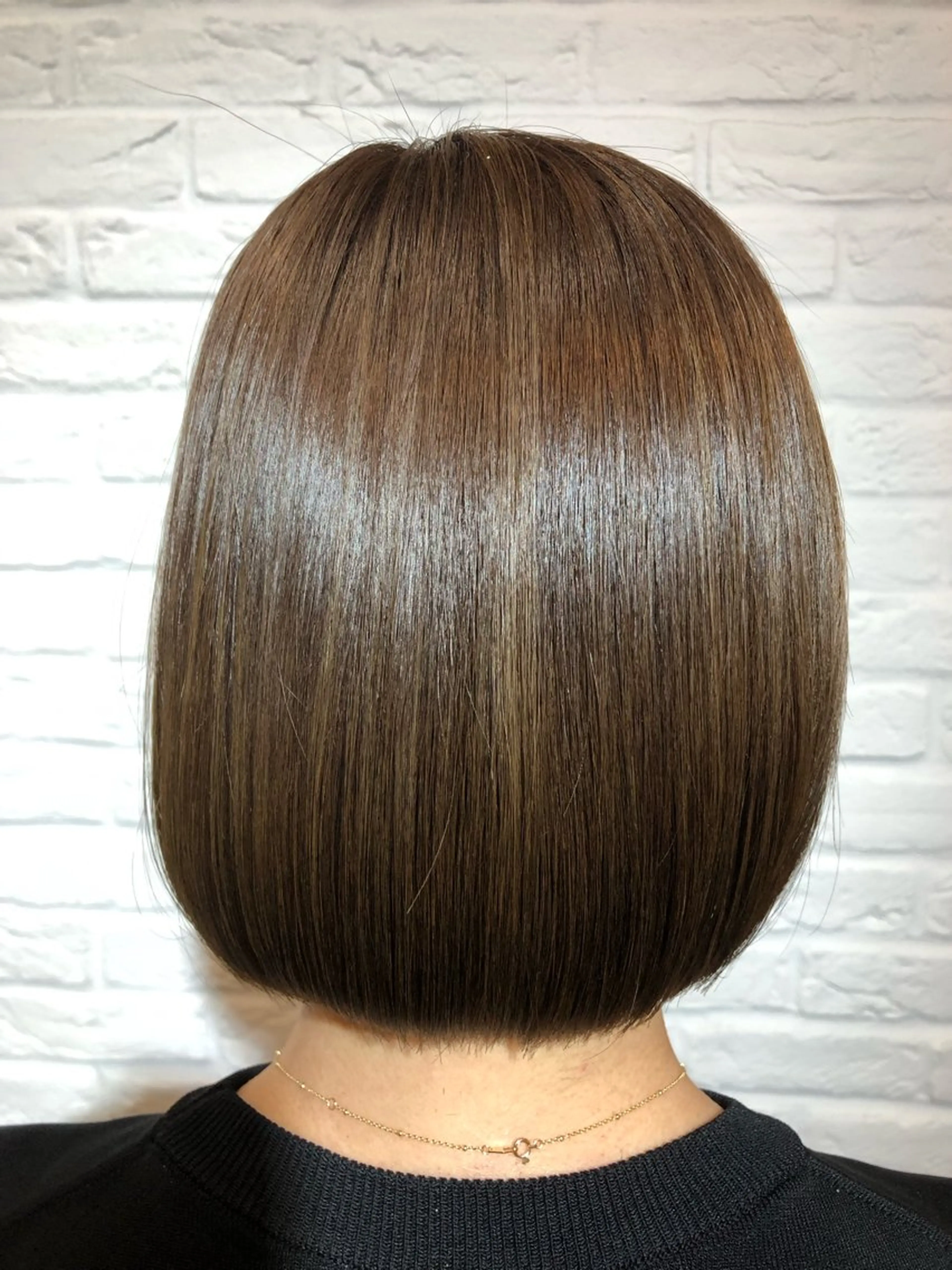 ミディアム トリートメント カット ヘアカラー トリートメント 八木 文子のヘアスタイル