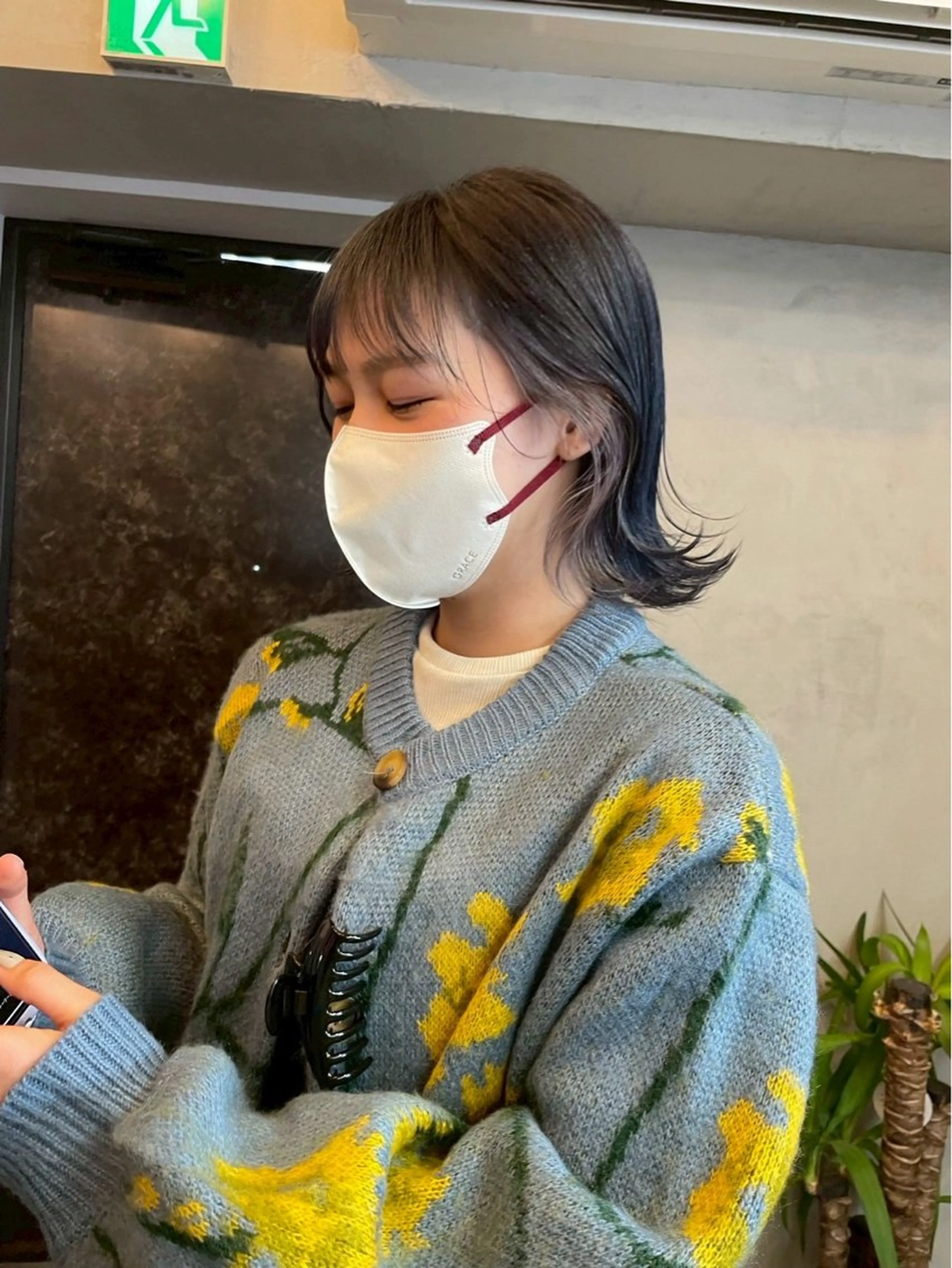 カラー 博多/ ブリーチ/暖色/色味のヘアスタイル