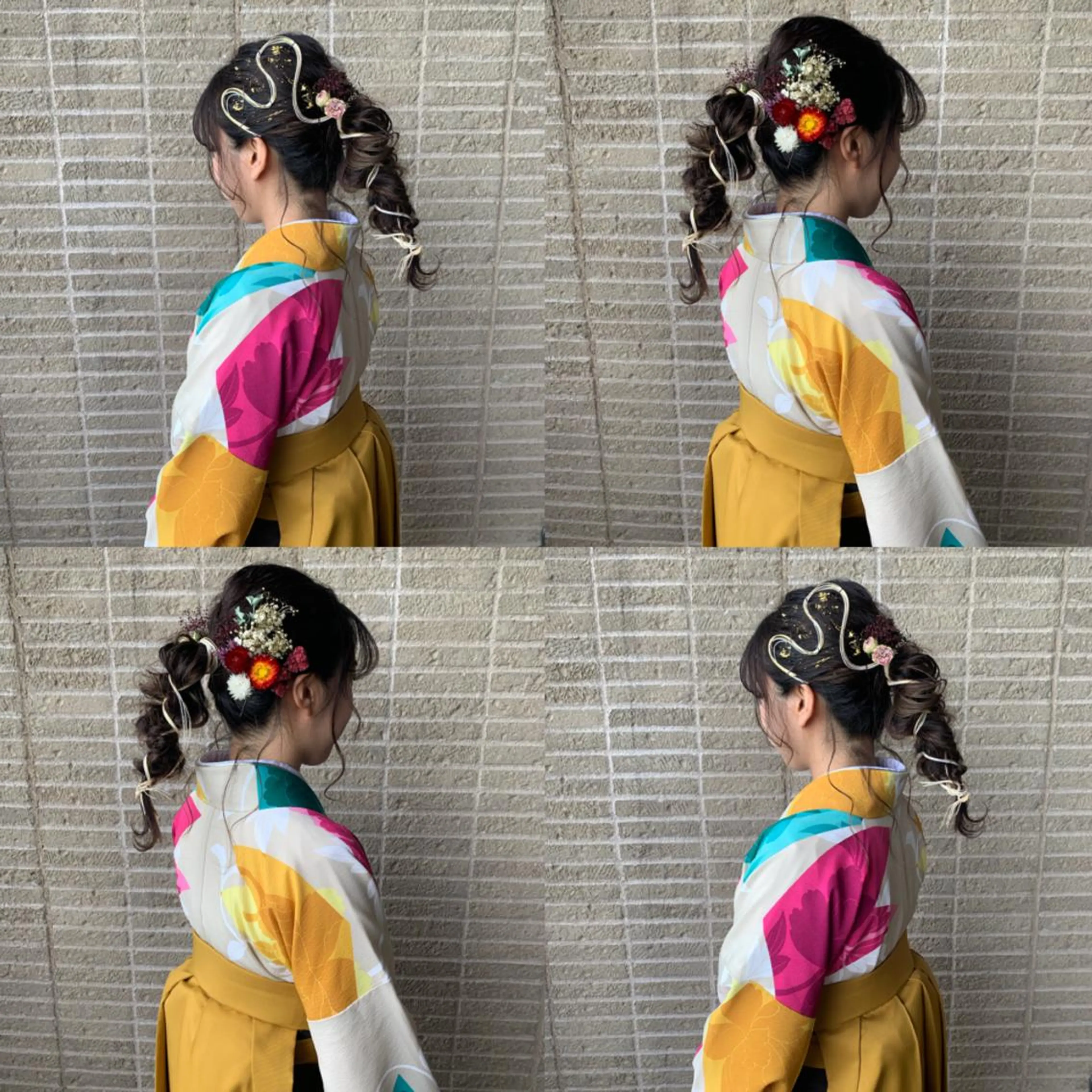 ロング カラー パーマ ヘアアレンジ 加藤 綾華のヘアスタイル