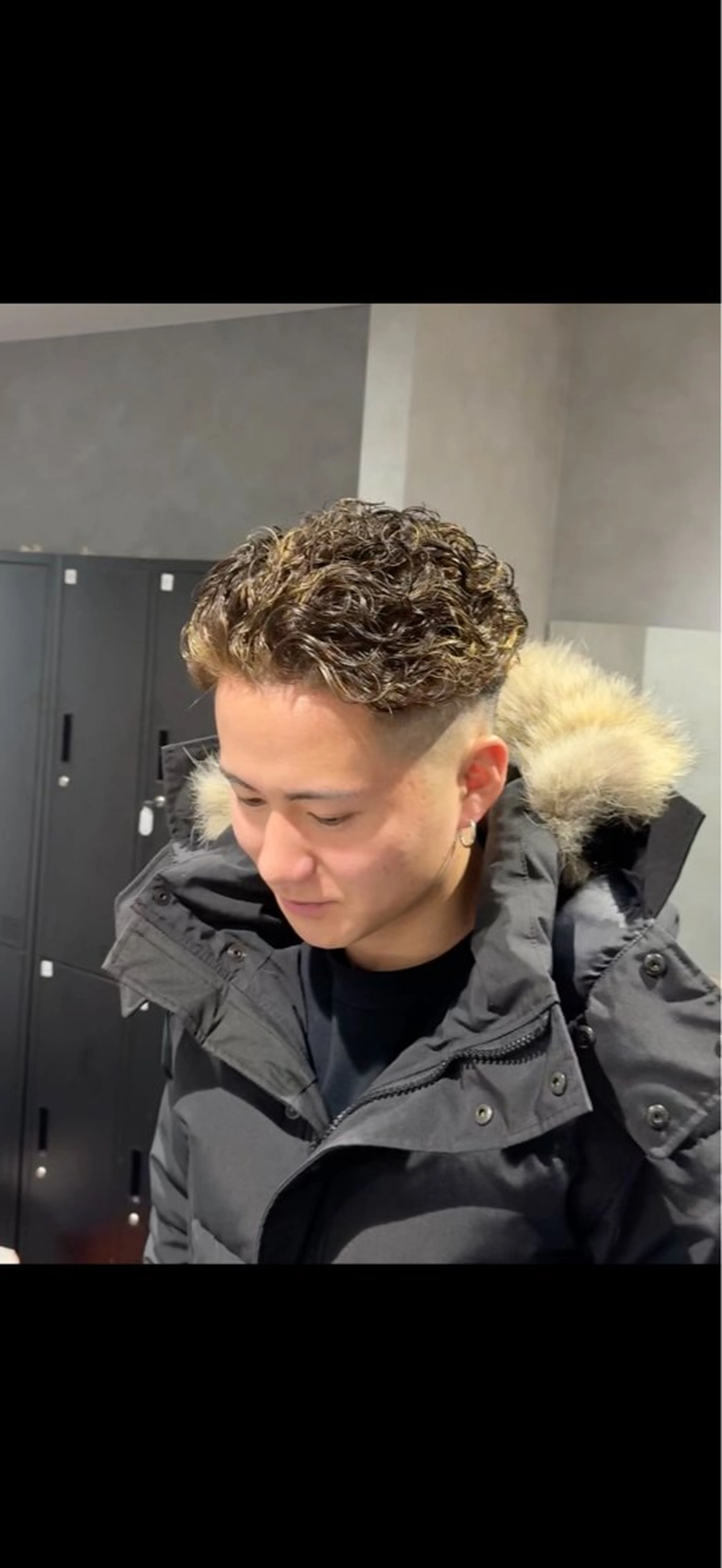 ショート パーマ メンズ オールバック メンズパーマ カット ヘアカラー メンズパーマ特化 美容師kouyaのヘアスタイル