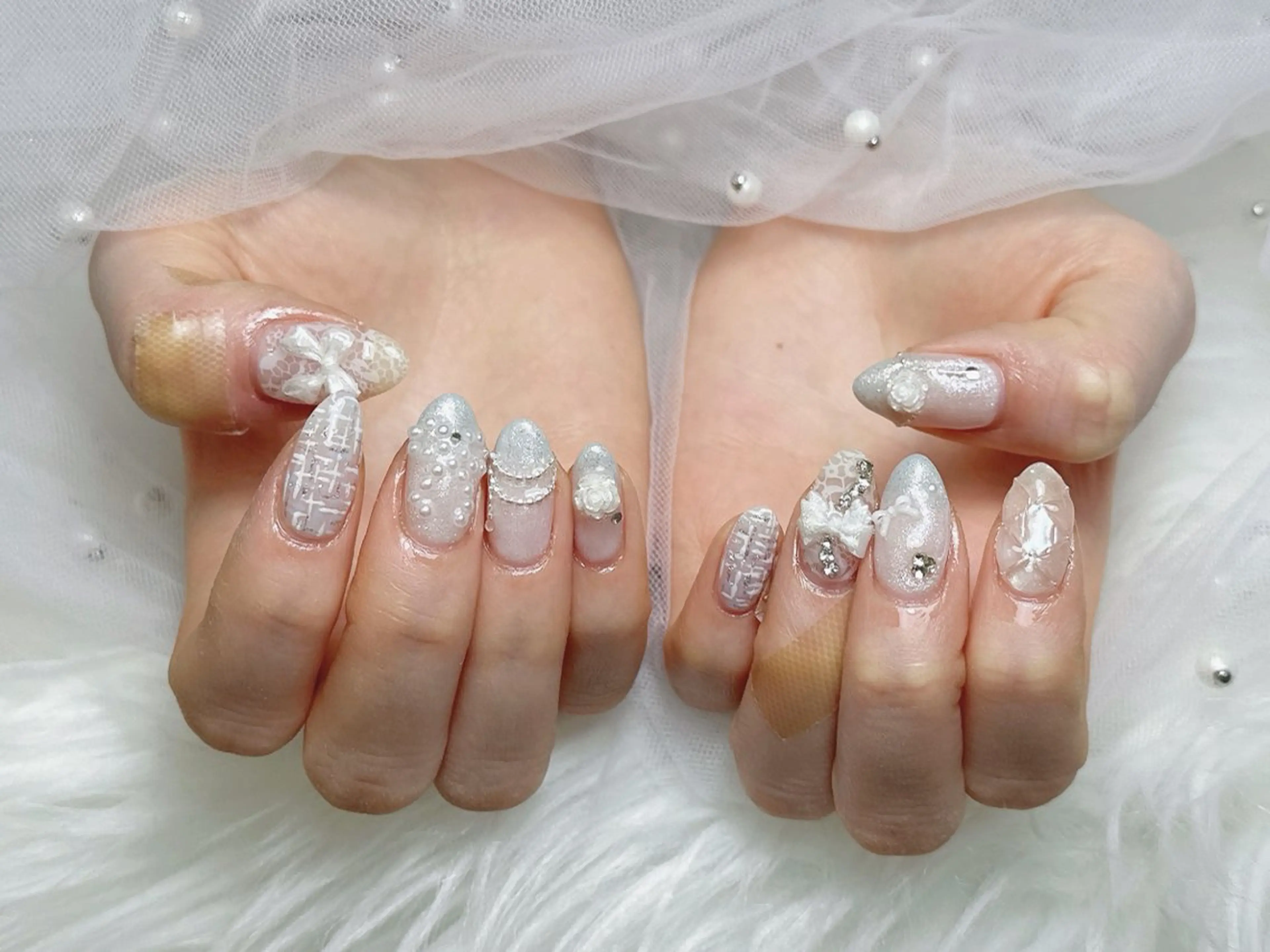 ネイル ハンドネイル 【Eclat ｴｸﾗ】nail＆beauty所属・Eclat〔ｴｸﾗ〕 MOEKA𝜗𝜚*のネイルデザイン
