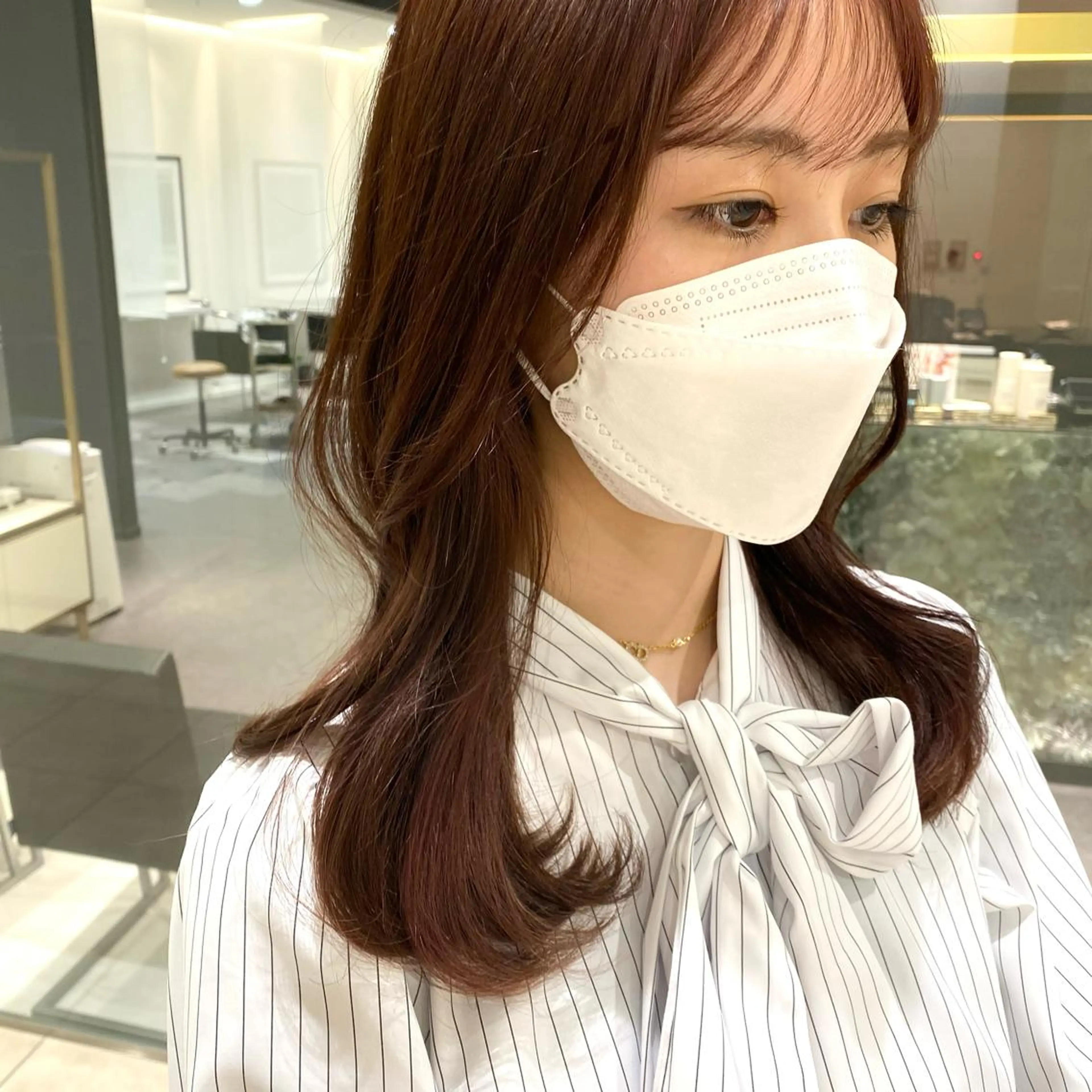 ロング 巻ける縮毛矯正/艶 カラーchika🩵のヘアスタイル