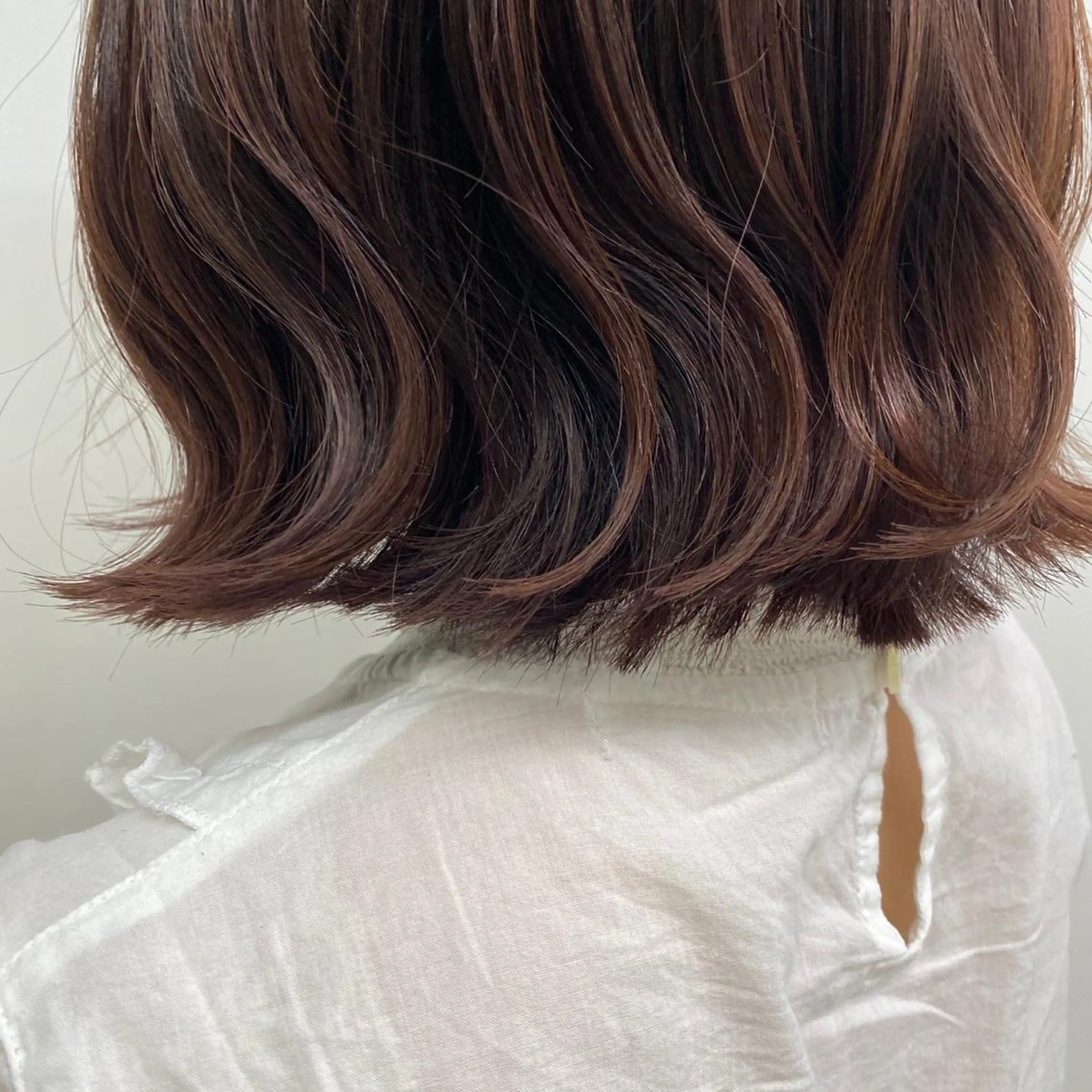 ミディアム カラー ヘアカラー トリートメント ヘッドスパ 🥞ベージュ系カラー 【すずきりほ】🥞のヘアスタイル