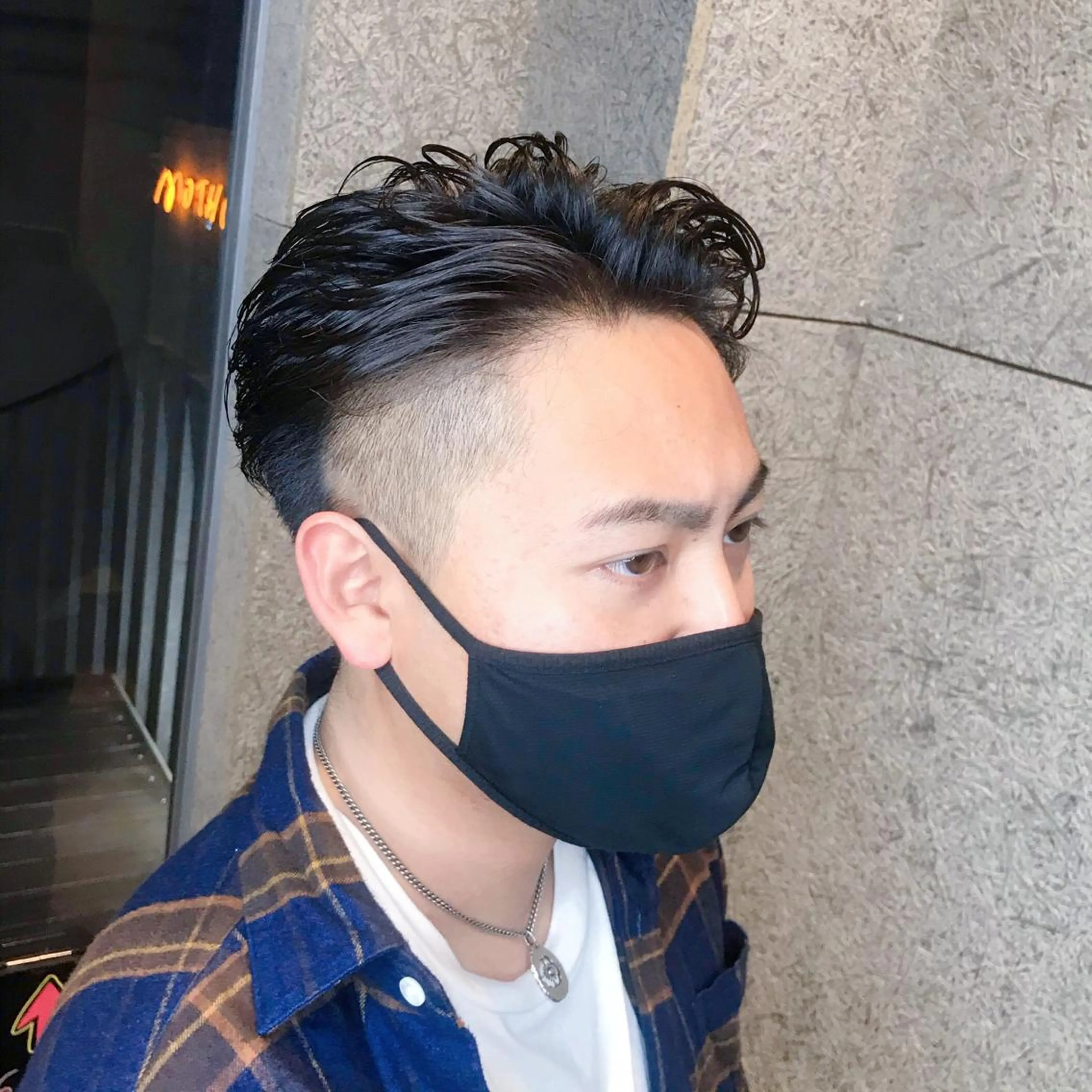 ショート メンズ カット パーマ トリートメント うるツヤハイトーン✨ /西川郁巳のヘアスタイル