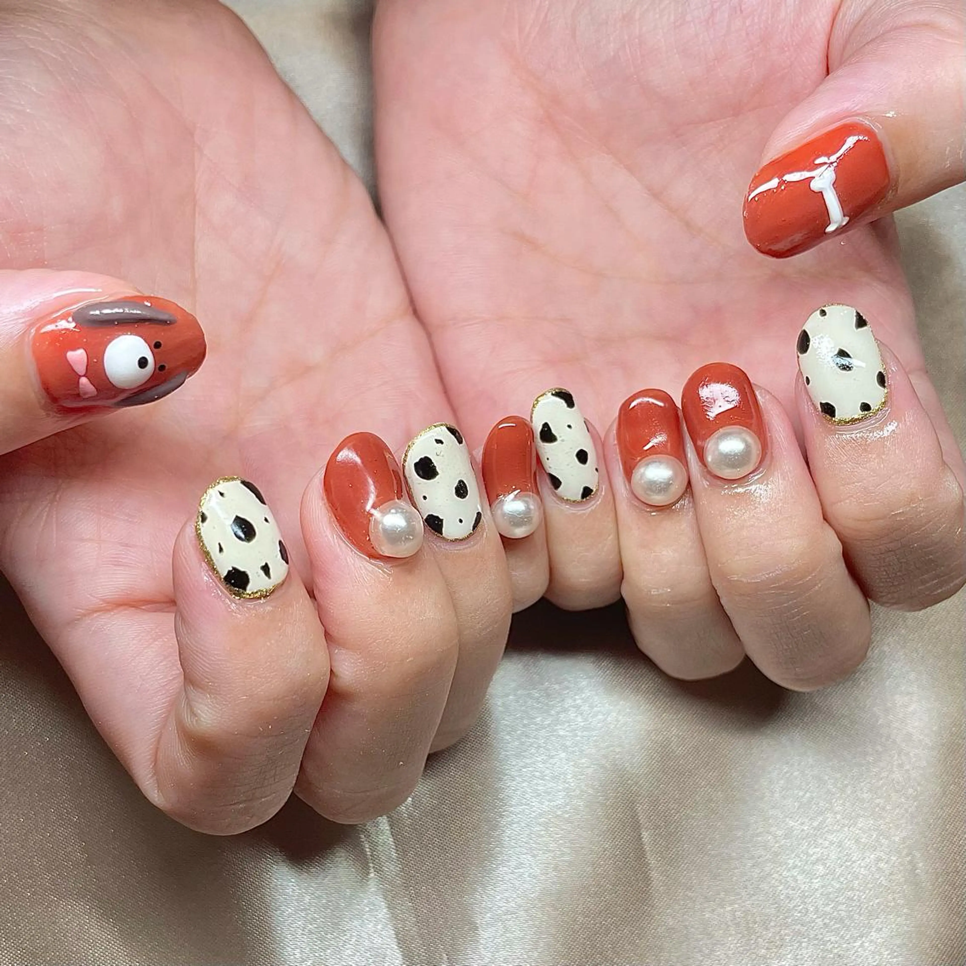 ショート カラー パーマ ヘアアレンジ メンズ キッズ ネイル マツエク・マツパ nail&eye Aoのマツエク・マツパデザイン