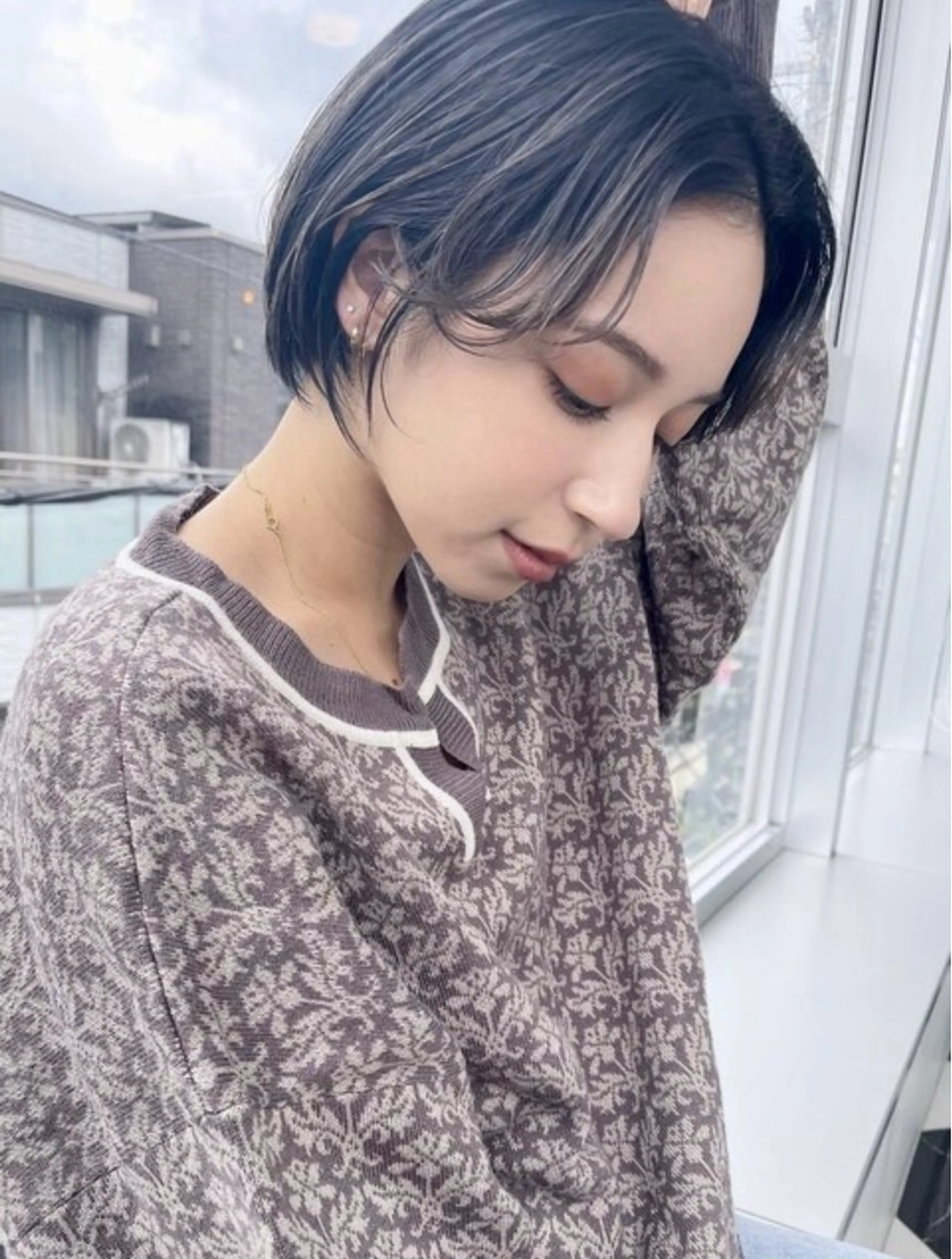 カラー ⛅️透明感ダブルカラ ー×モテ艶🍒ももかのヘアスタイル