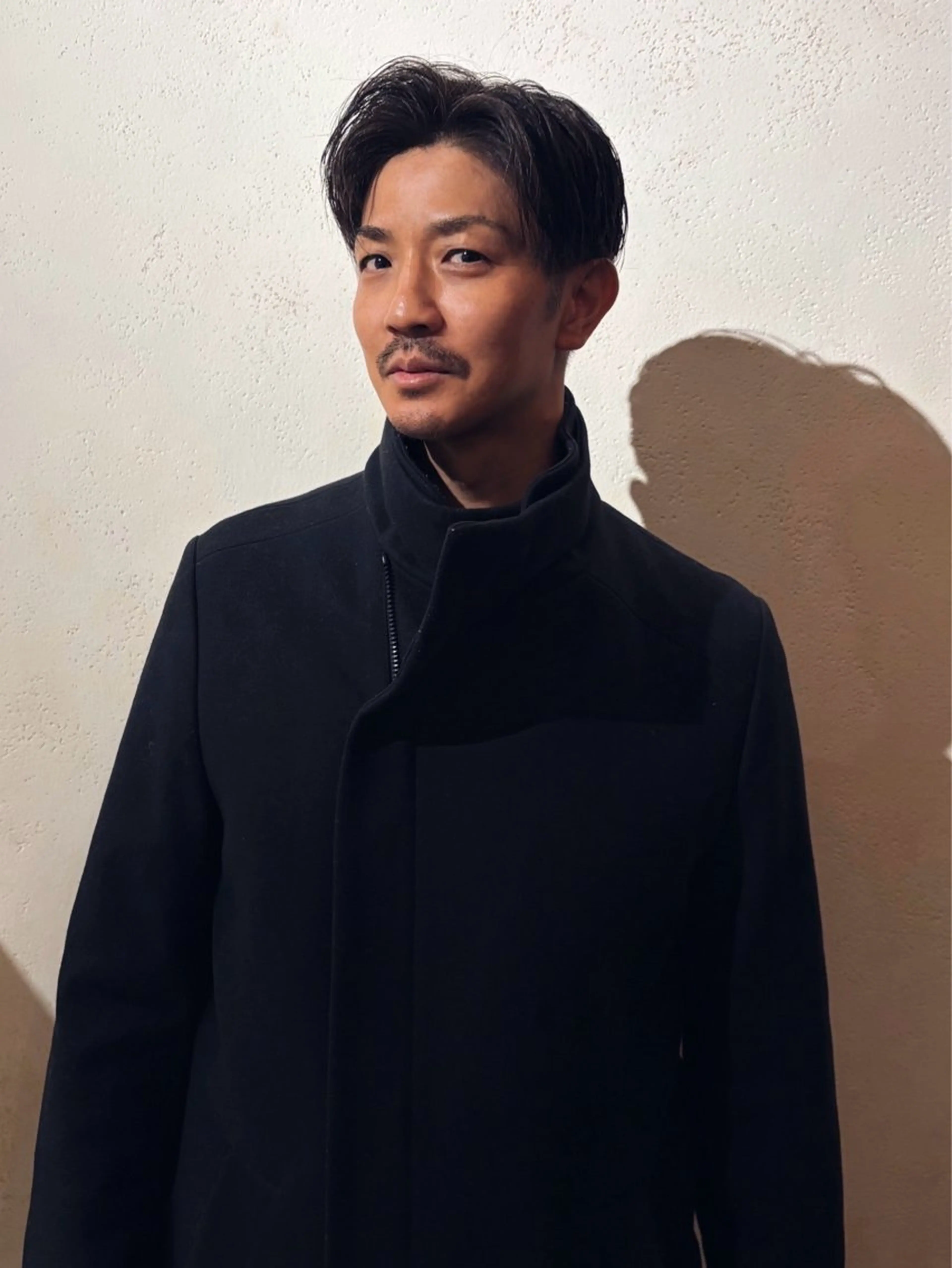 ショート メンズ ビジネス センターパート カット メンズ特化美容師 サノヤマトのヘアスタイル