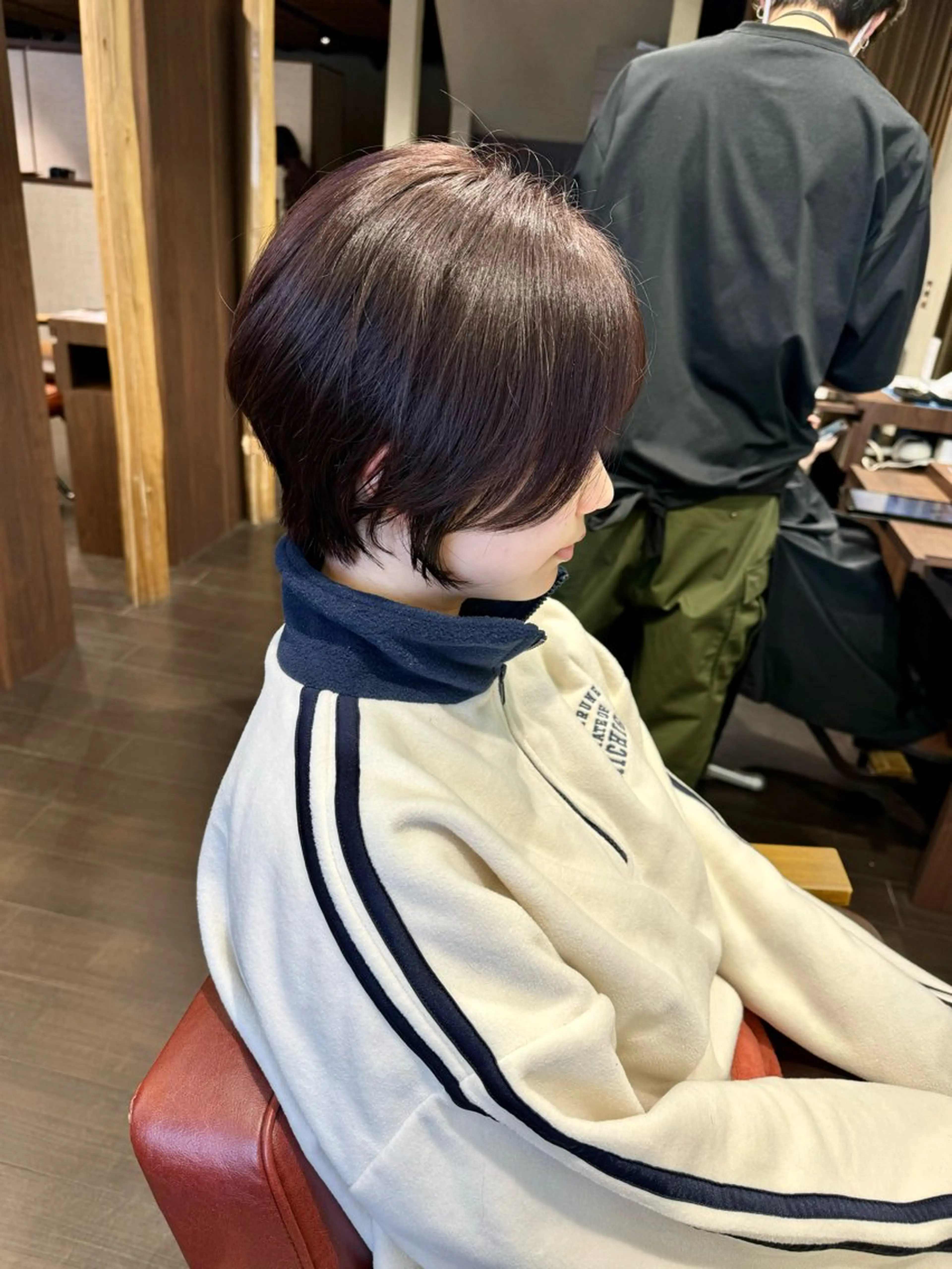 ショートカット＋頭皮ケアゼロテクカラーの写真