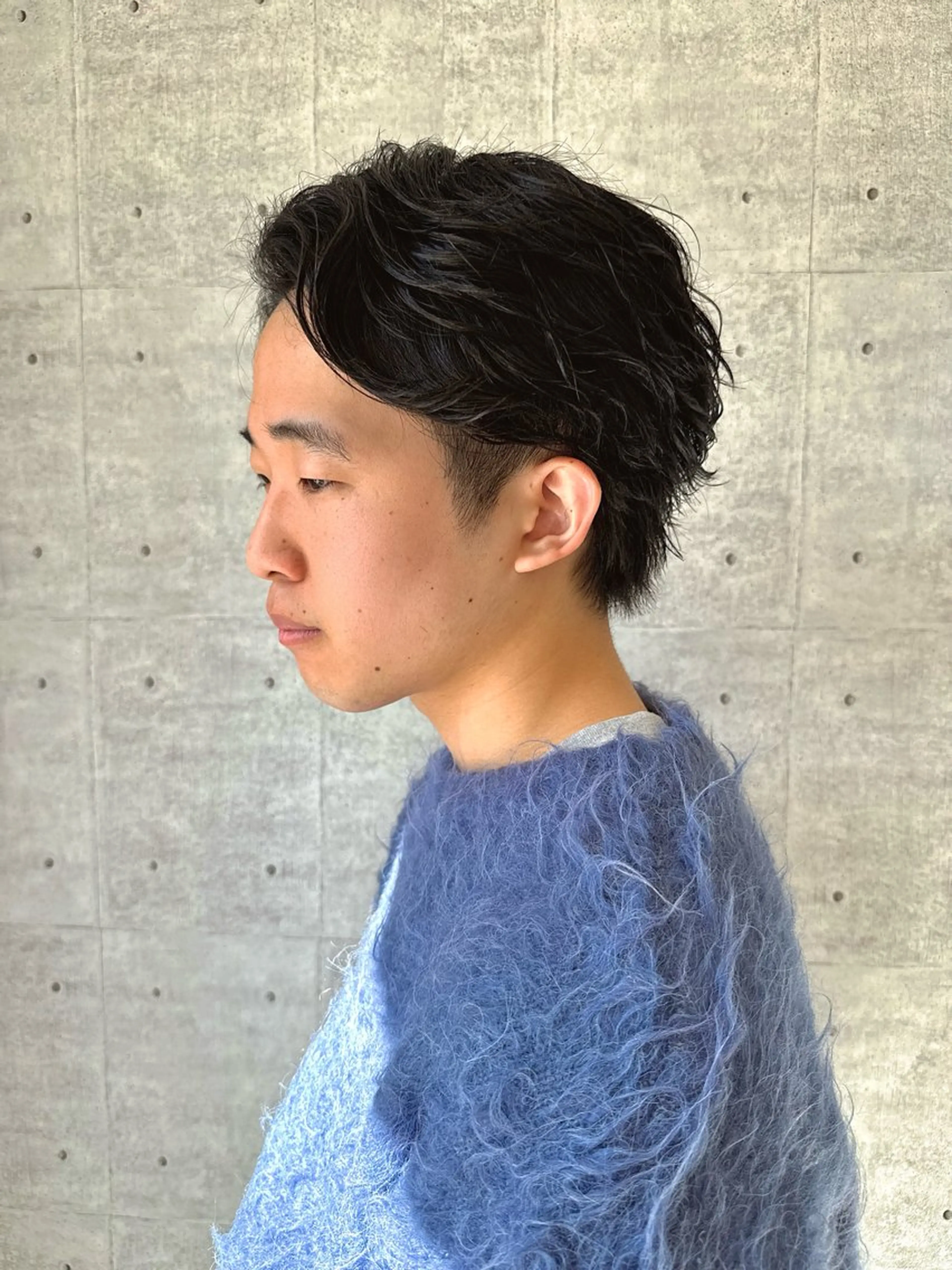 ショート パーマ メンズ フェザーパーマ メンズパーマ カット パーマ メンズパーマ特化/ KAORU/店長のヘアスタイル