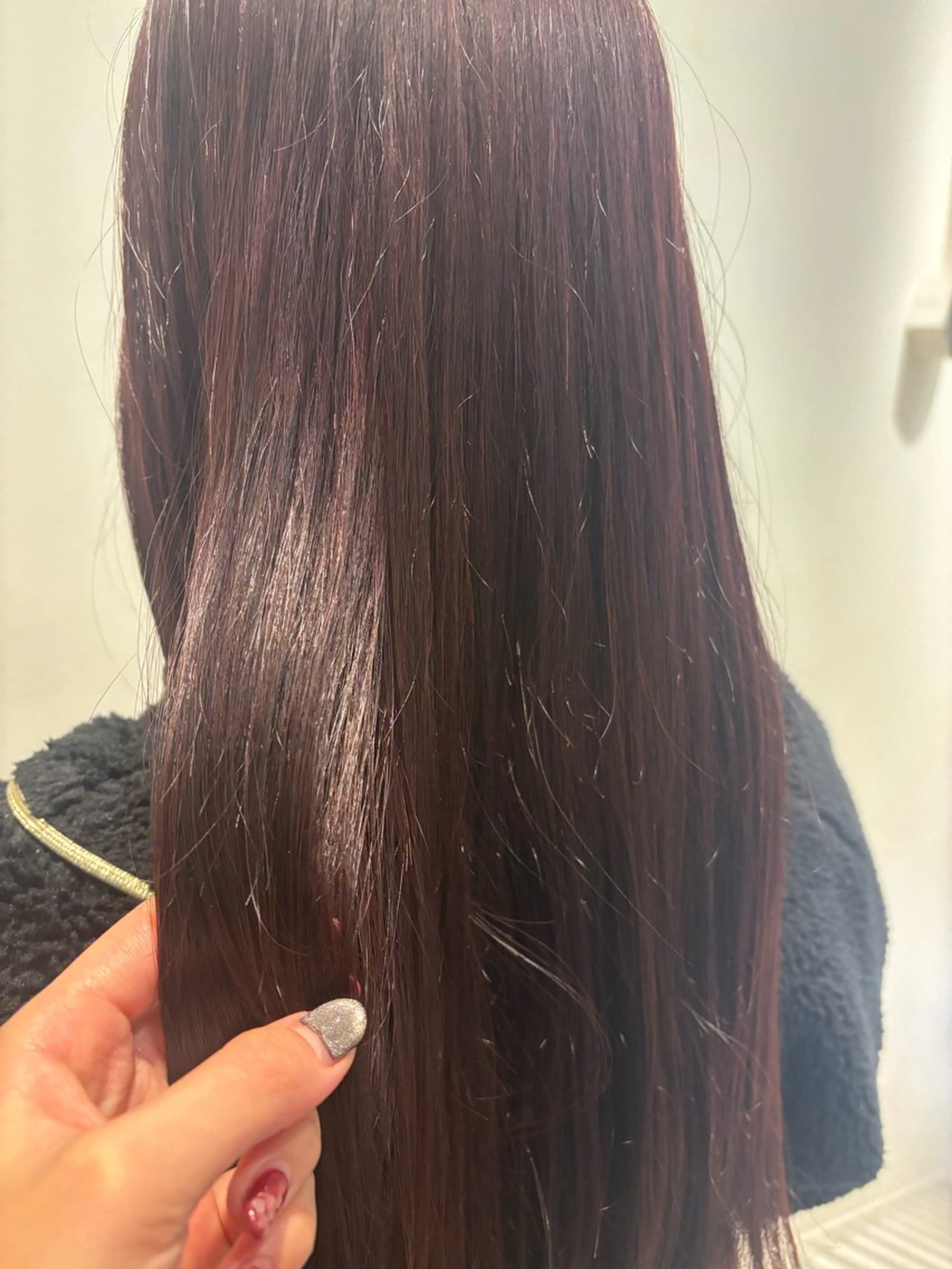 ロング カラー 堀 ゆきみのヘアスタイル