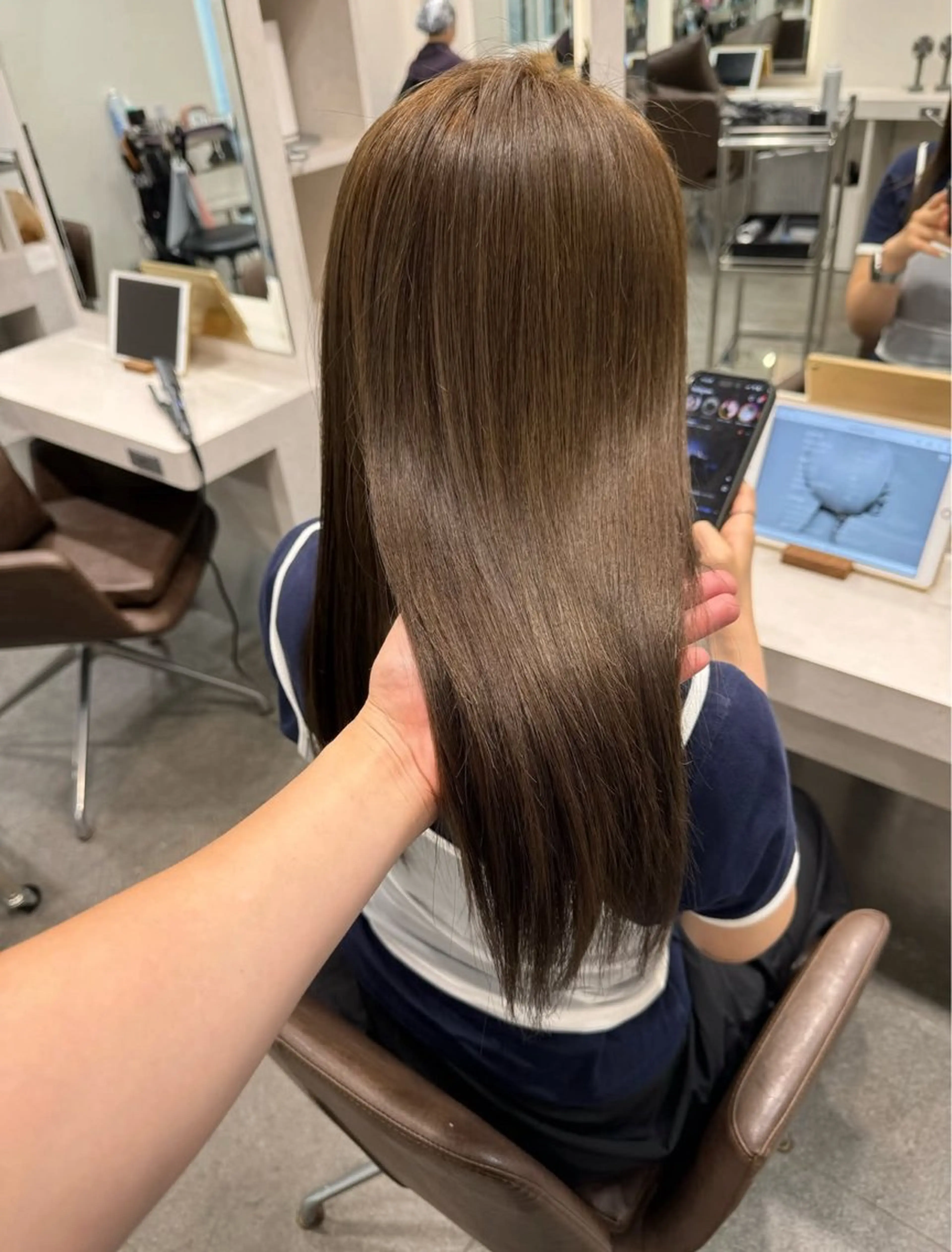 ミディアム ヘアカラー VLOW nex the salon所属・韓国風/髪質改善/ ナガヤアキラのヘアスタイル