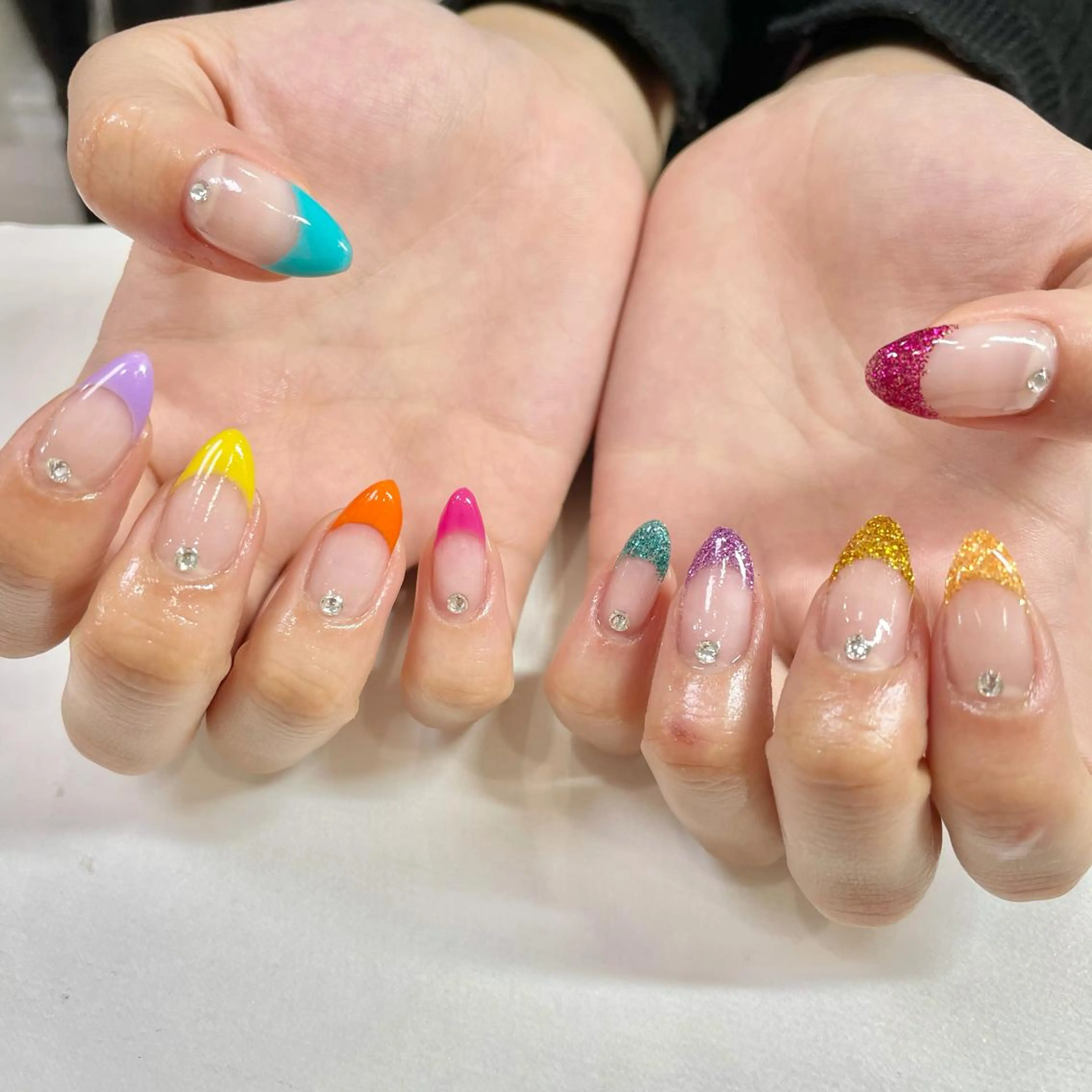 ネイル フレンチネイル 🎀AYAKO 🎀中韓ネイルのネイルデザイン